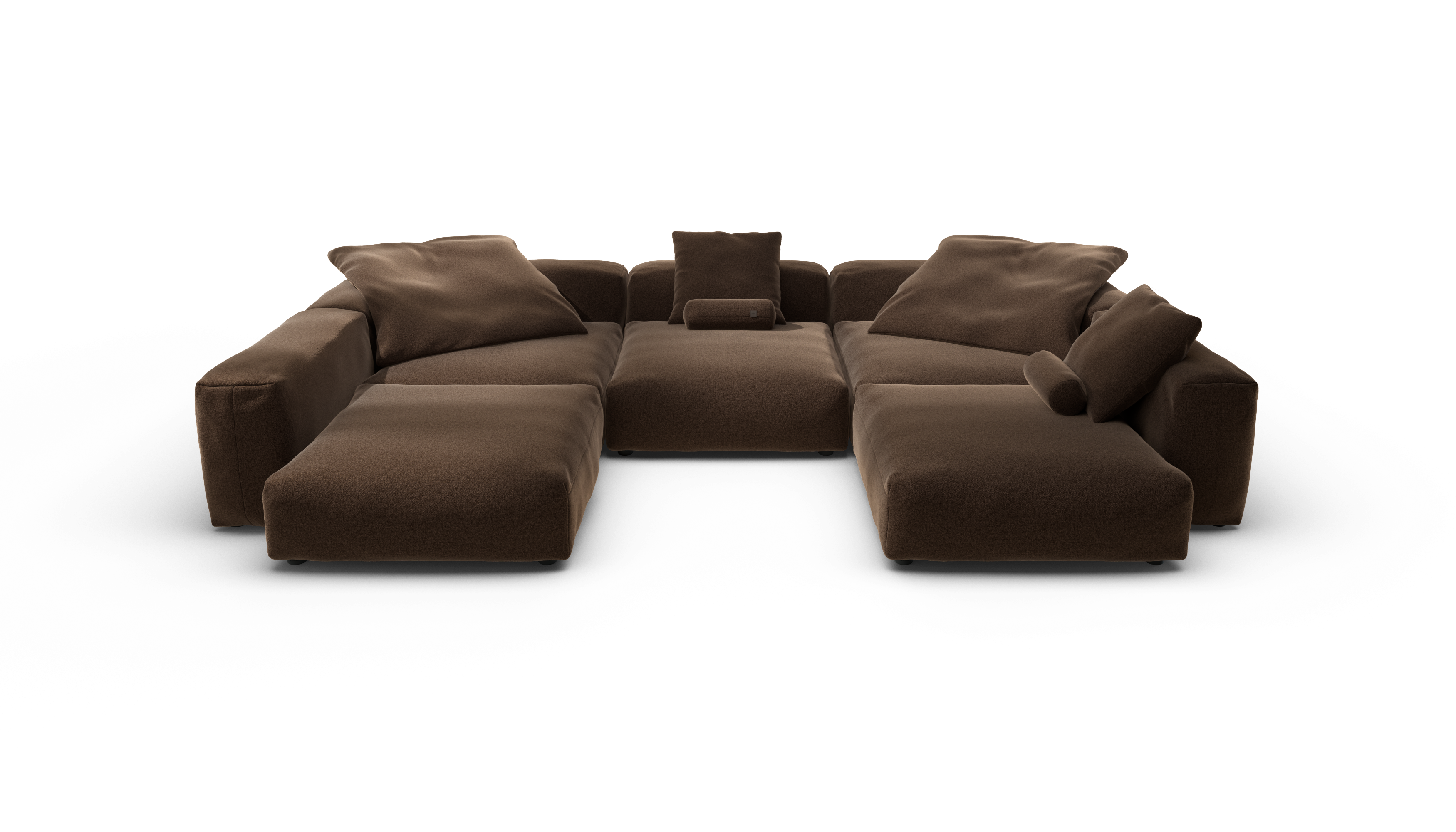vetsak Sofa Set 06 divano angolare Umber 6,5 posti