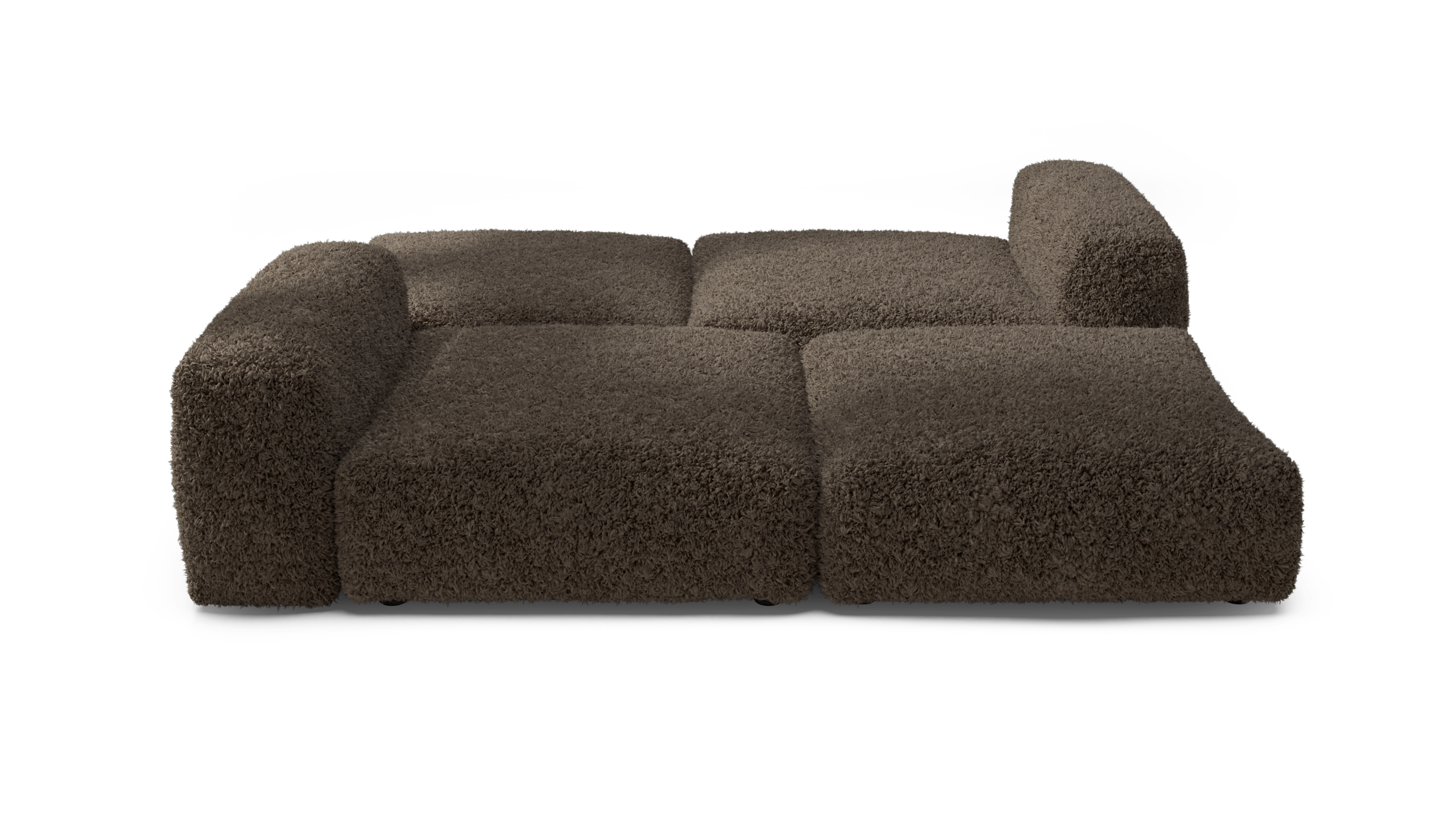 vetsak Sofa Set 08 Daybed divano modulare cacao