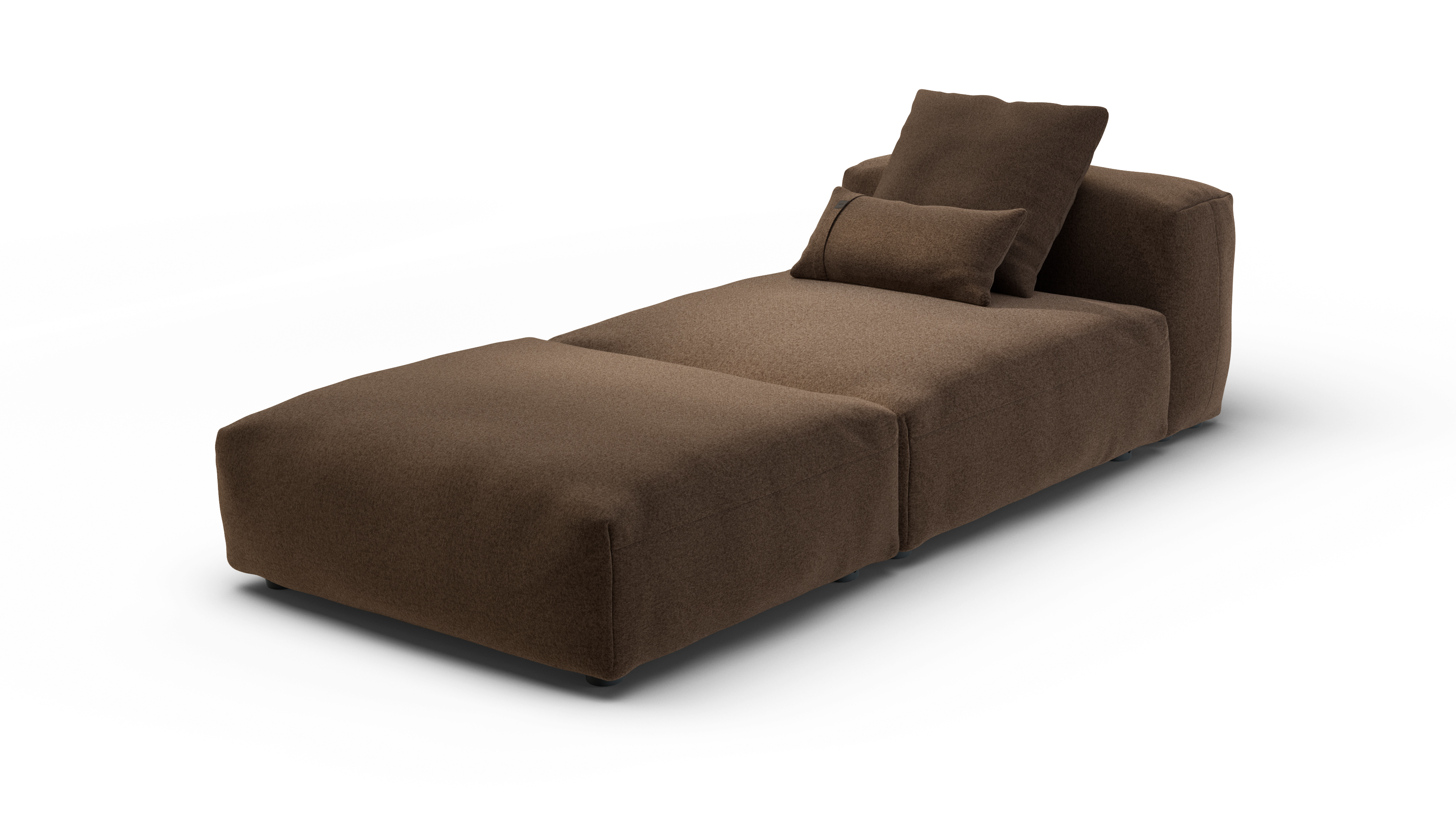 vetsak Set 07 Sun Lounger daybed pebble umber 105x220
