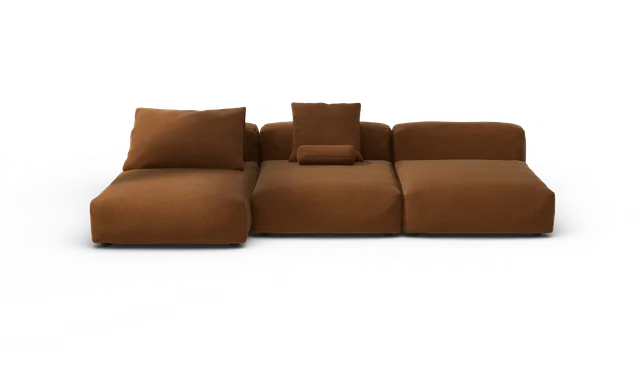 vetsak Sofa Set 04 divano modulare 5 posti pebble sundried