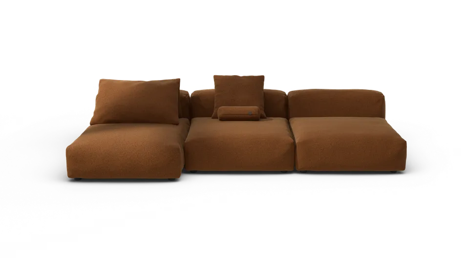 vetsak Sofa Set 04 divano modulare 5 posti pebble sundried