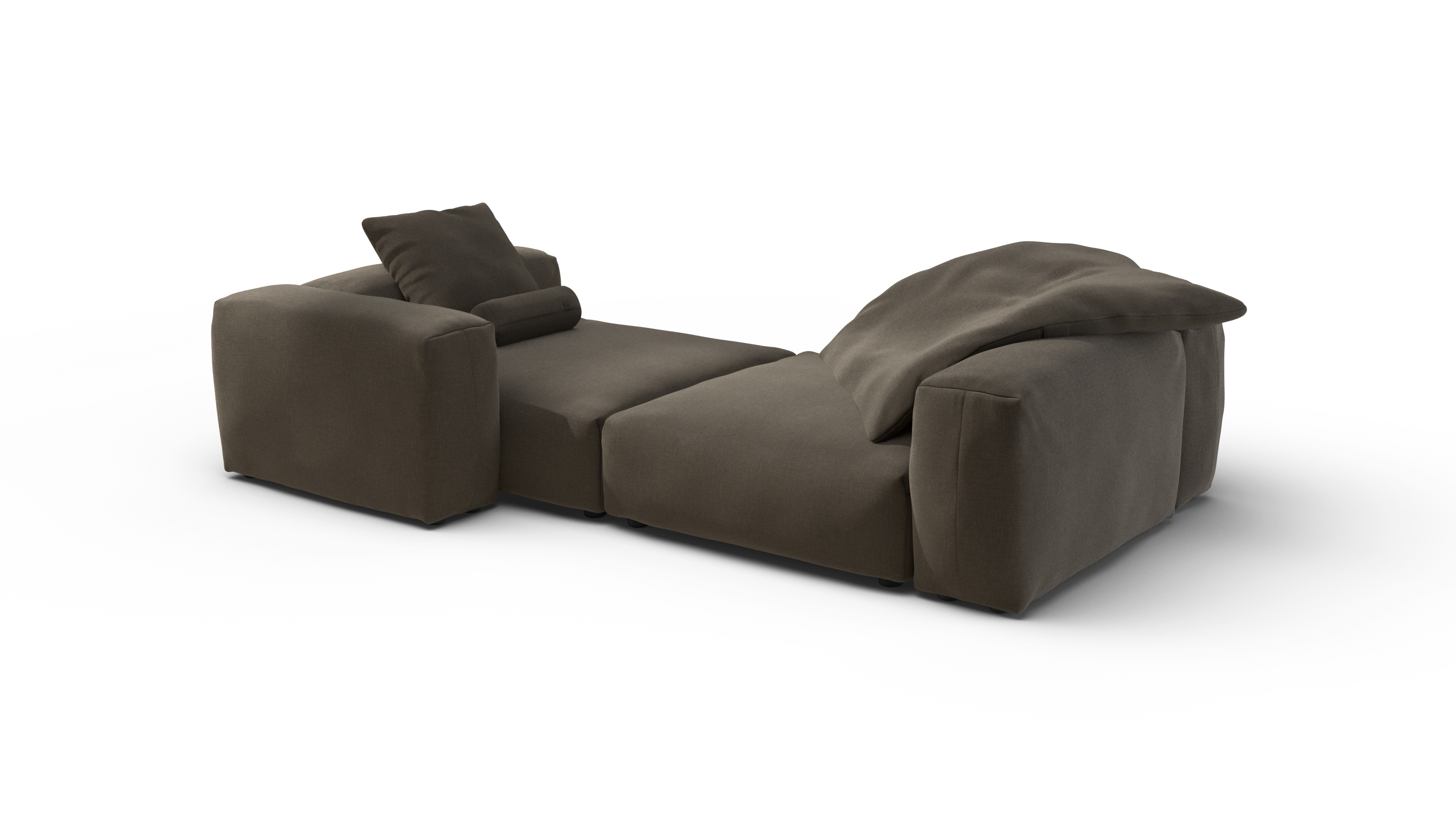 vetsak Sofa Set 02 XLarge divano modulare marrone