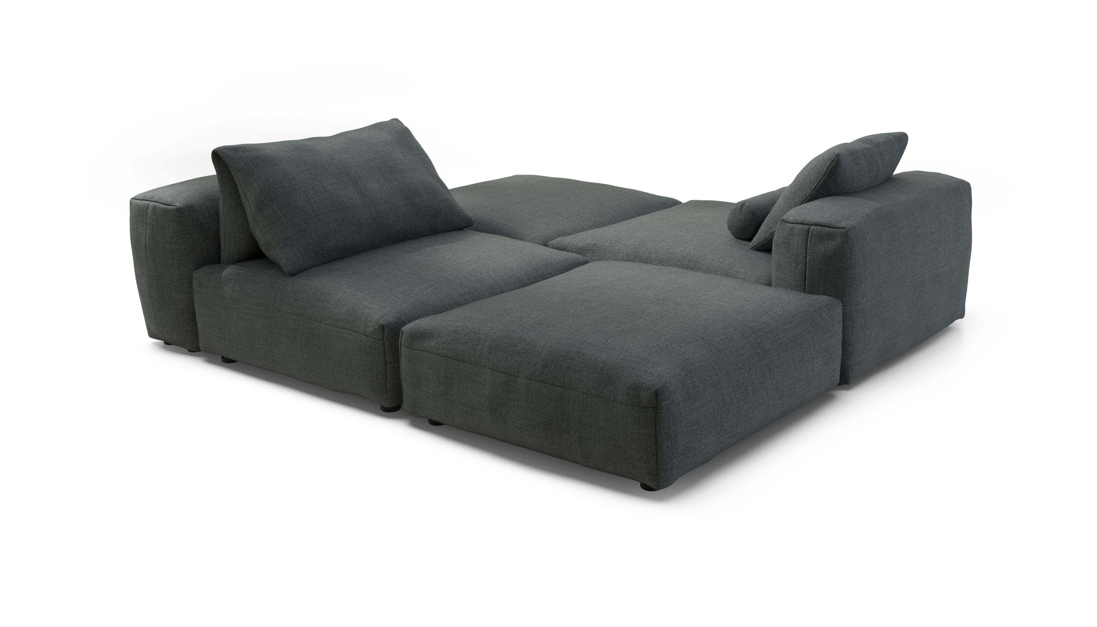 vetsak Sofa Set 08 Daybed divano esterno grigio scuro