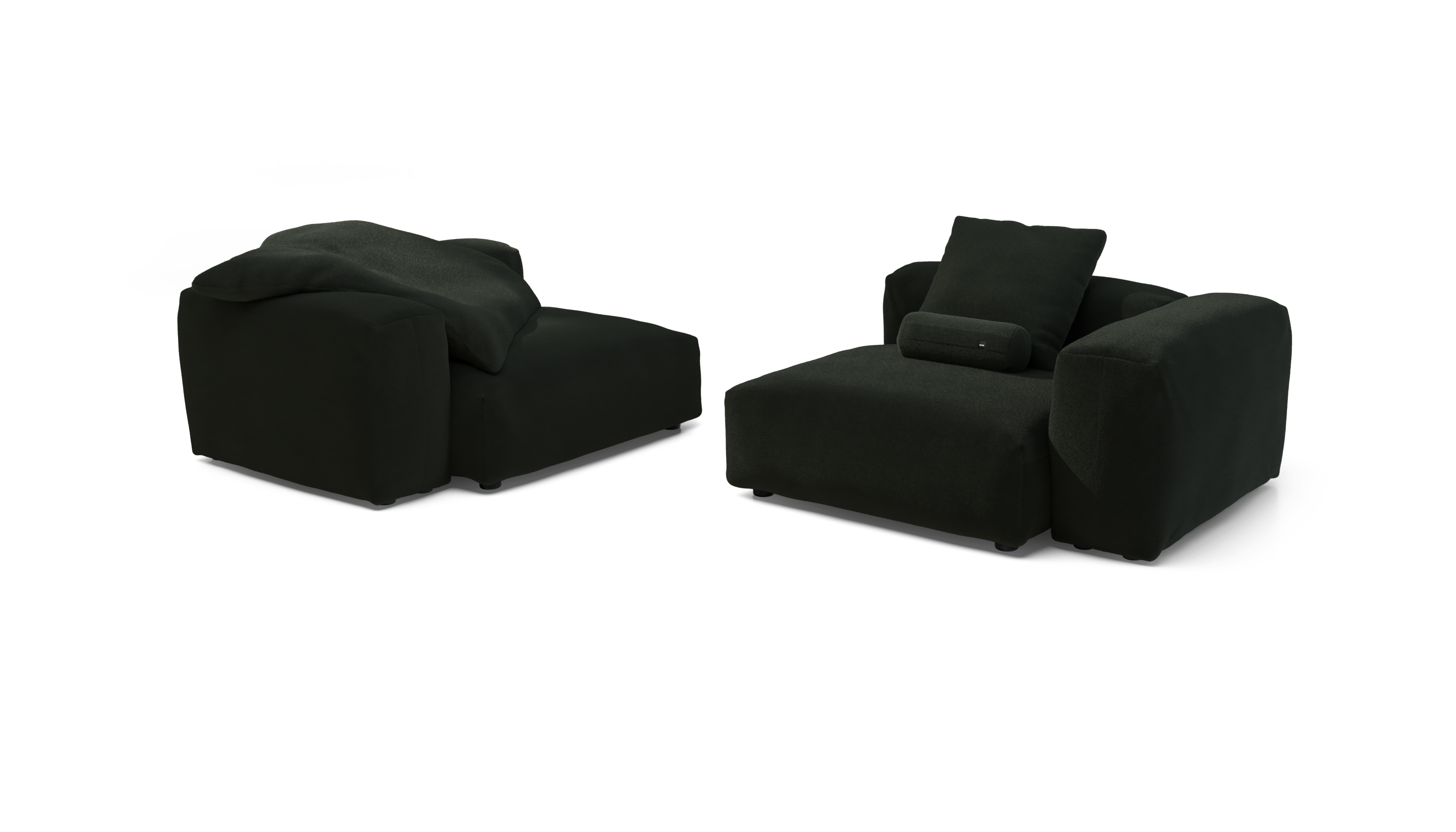 vetsak Sofa Set 02 Large divano 3,5 posti Loop Loop Mousse