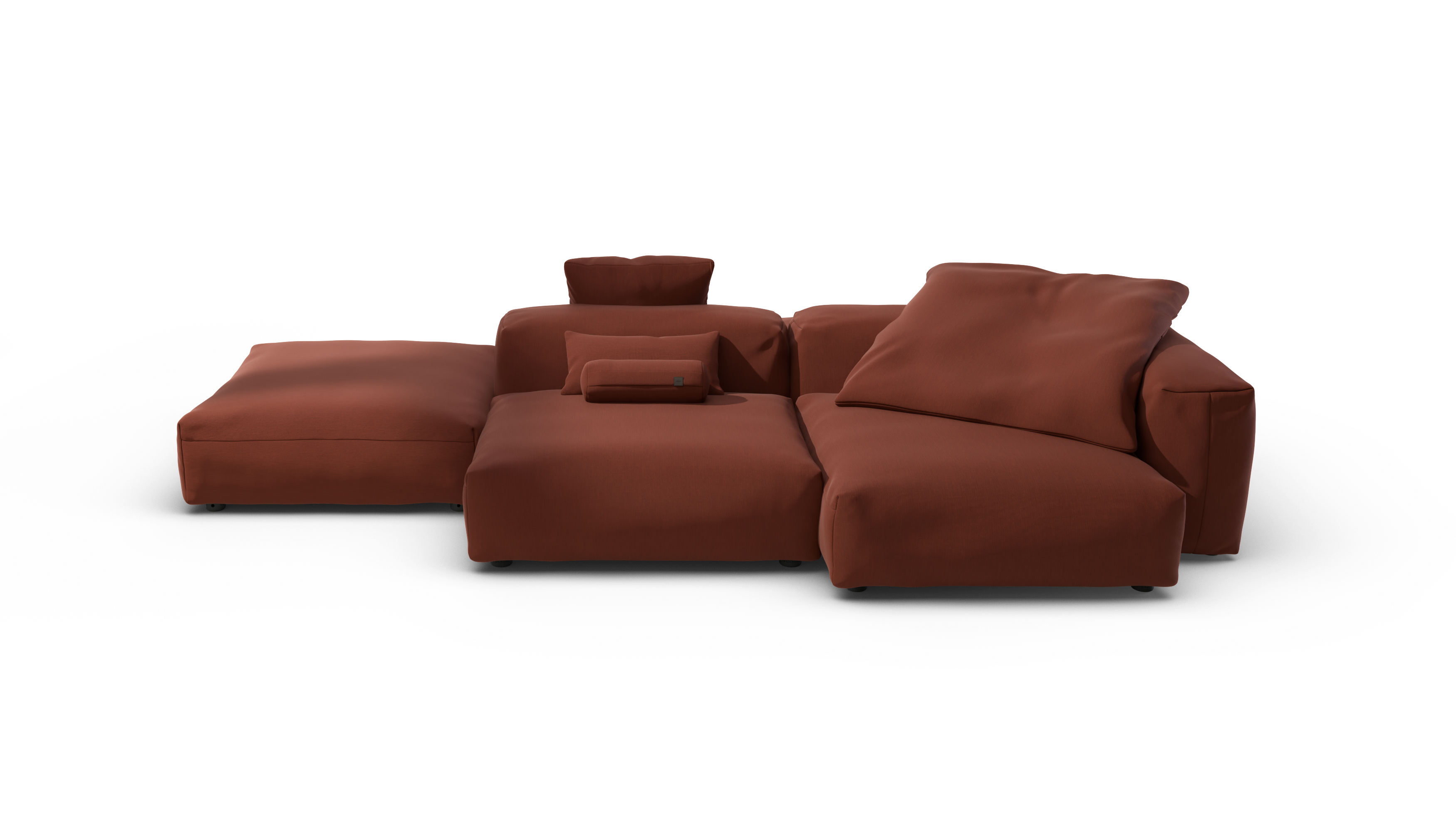 Vetsak Sofa Set 09 The Island divano isola zafferano