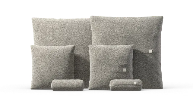 vetsak Pillow Set 3 set cuscini Pebble platino 6 pezzi