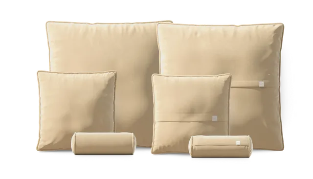 vetsak Pillow Set 3 set 6 cuscini crema in suave