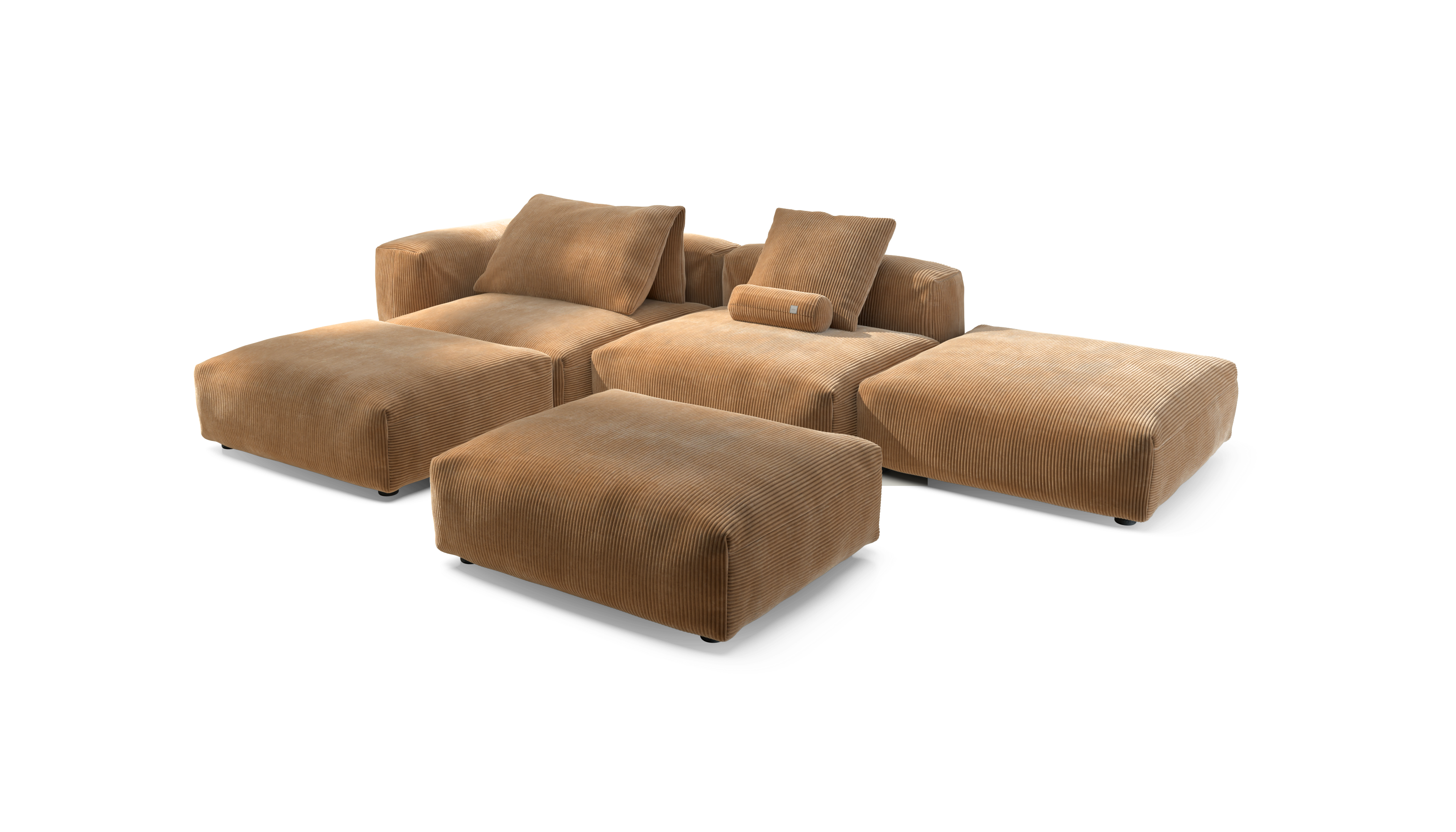 vetsak Sofa Set 09 The Island divano modulare Camel
