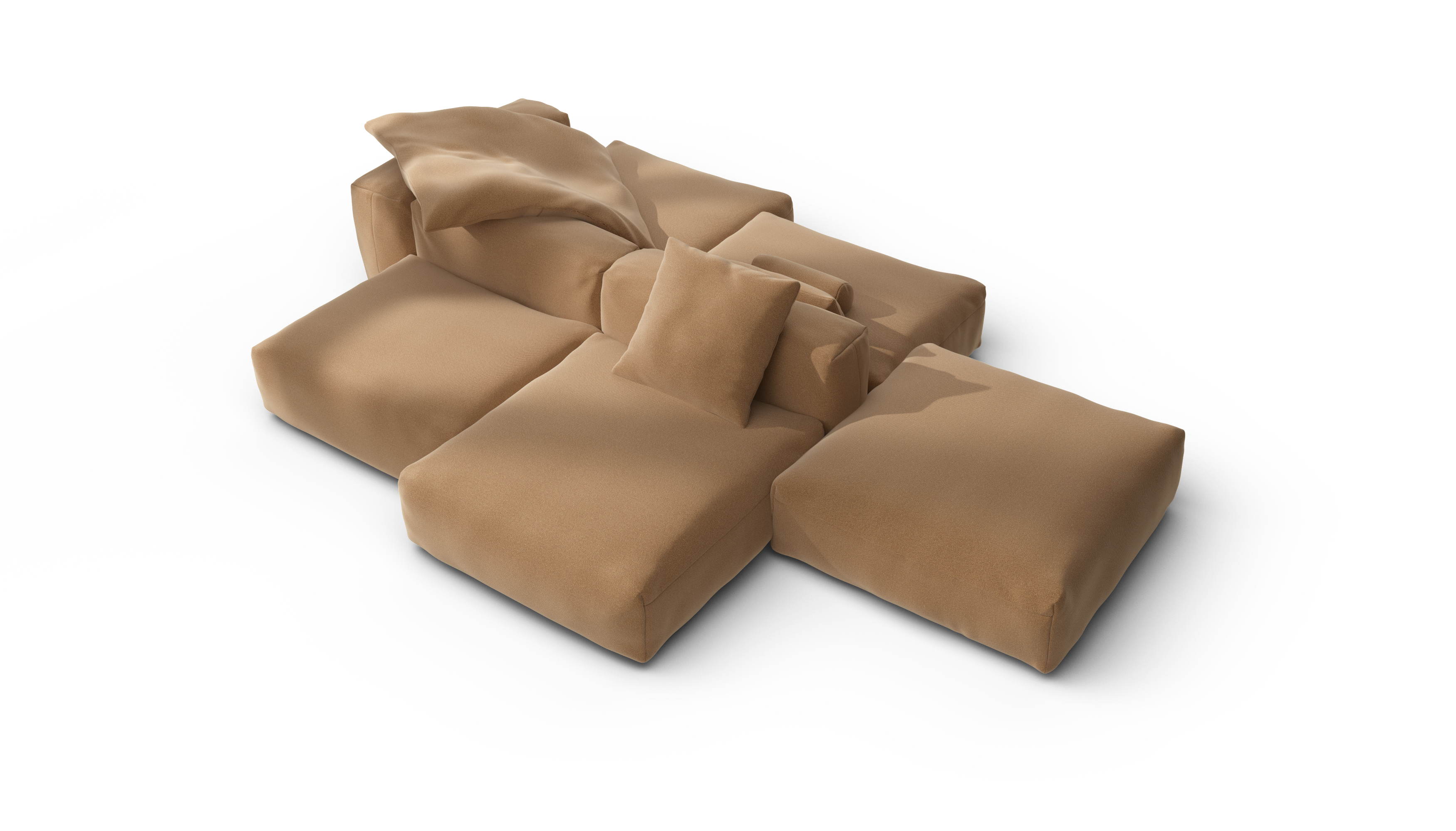 vetsak Sofa Set 09 The Island divano esterno wheat