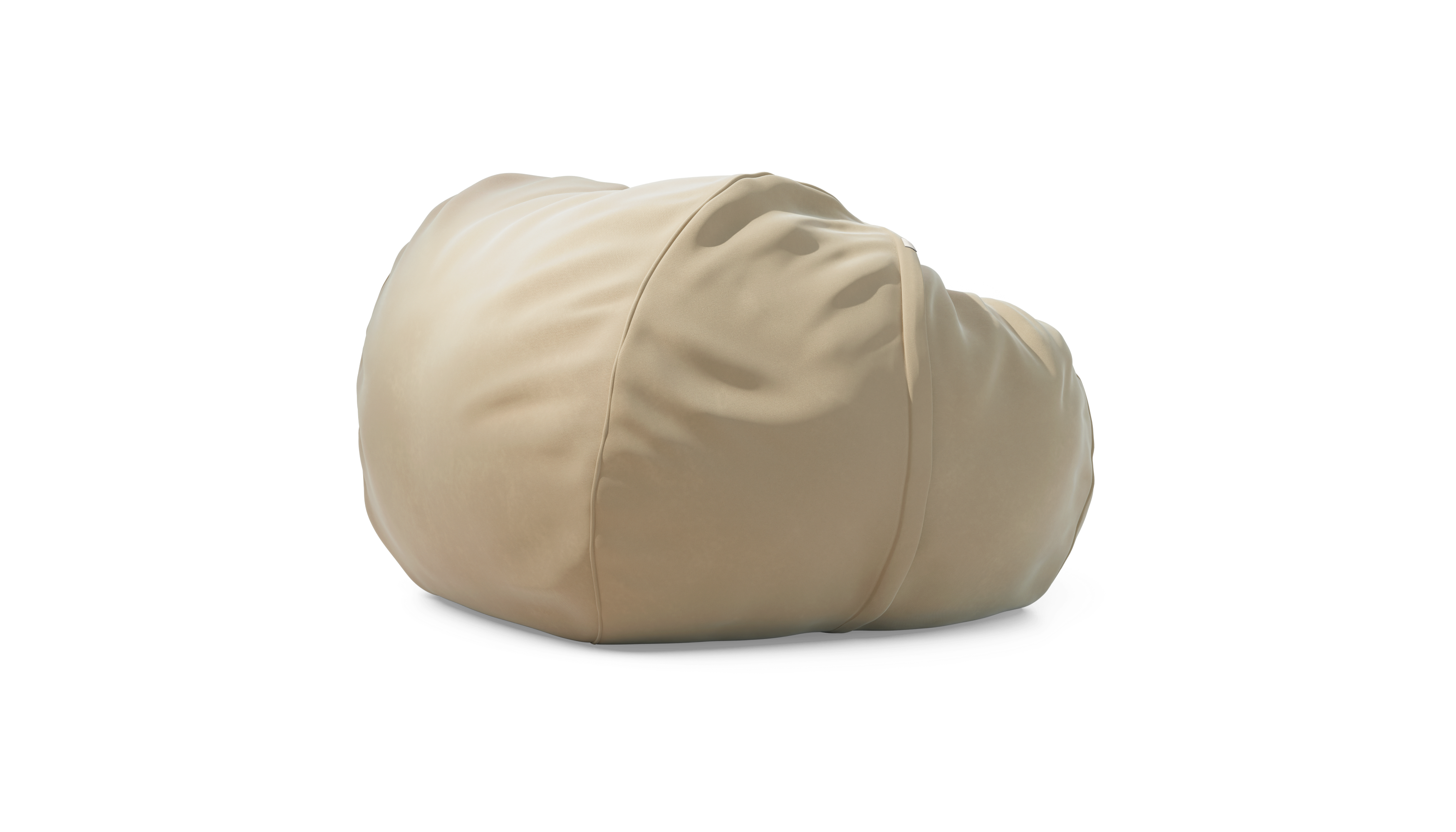 Vetsak Beanbag Large pouf crema in tessuto suave
