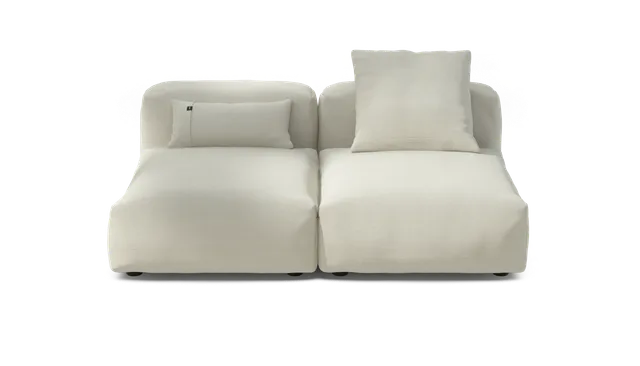 vetsak Sofa Set 01 Medium divano crema in pique