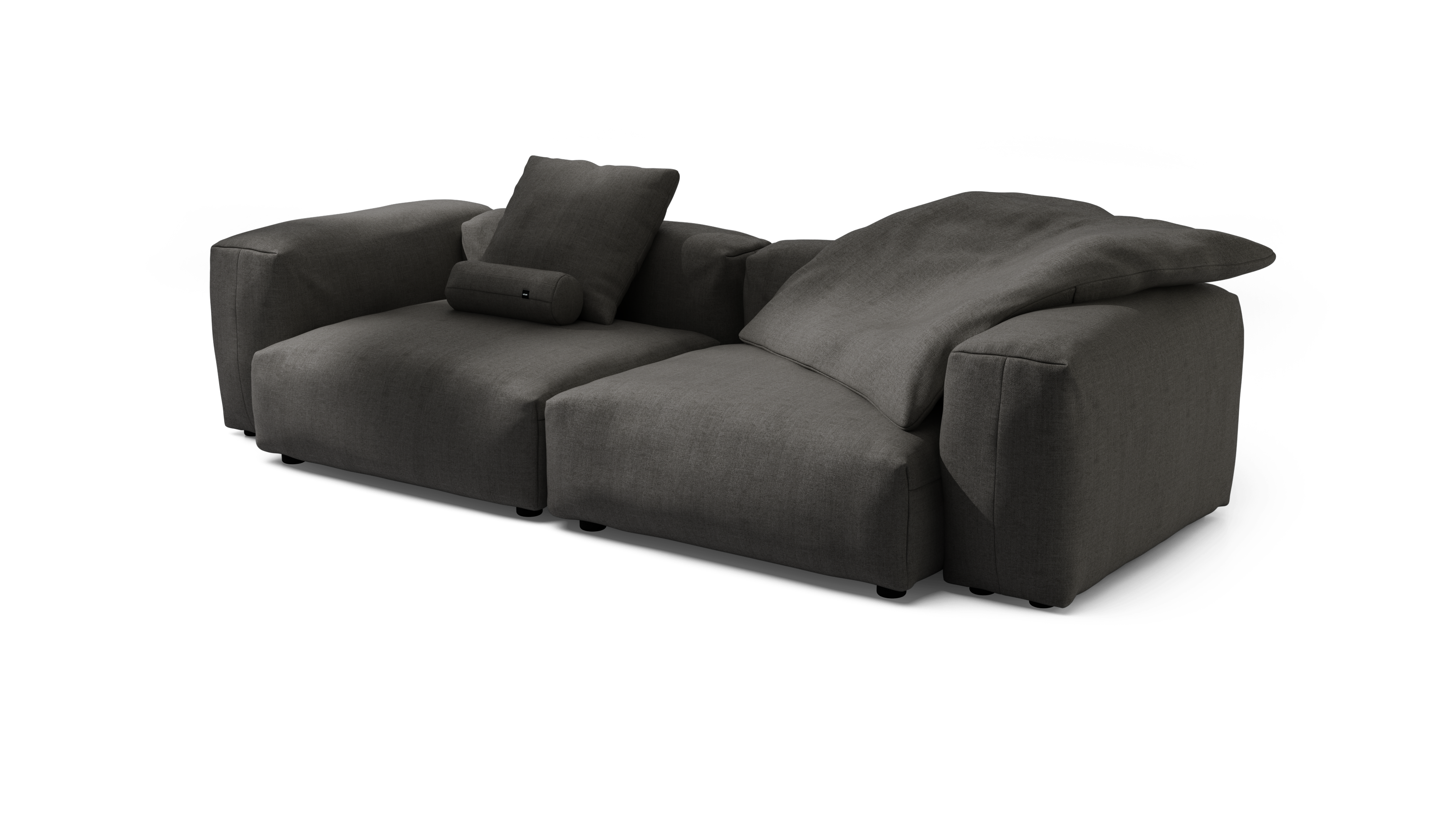 vetsak Sofa Set 02 Large divano modulare Herringbone grigio