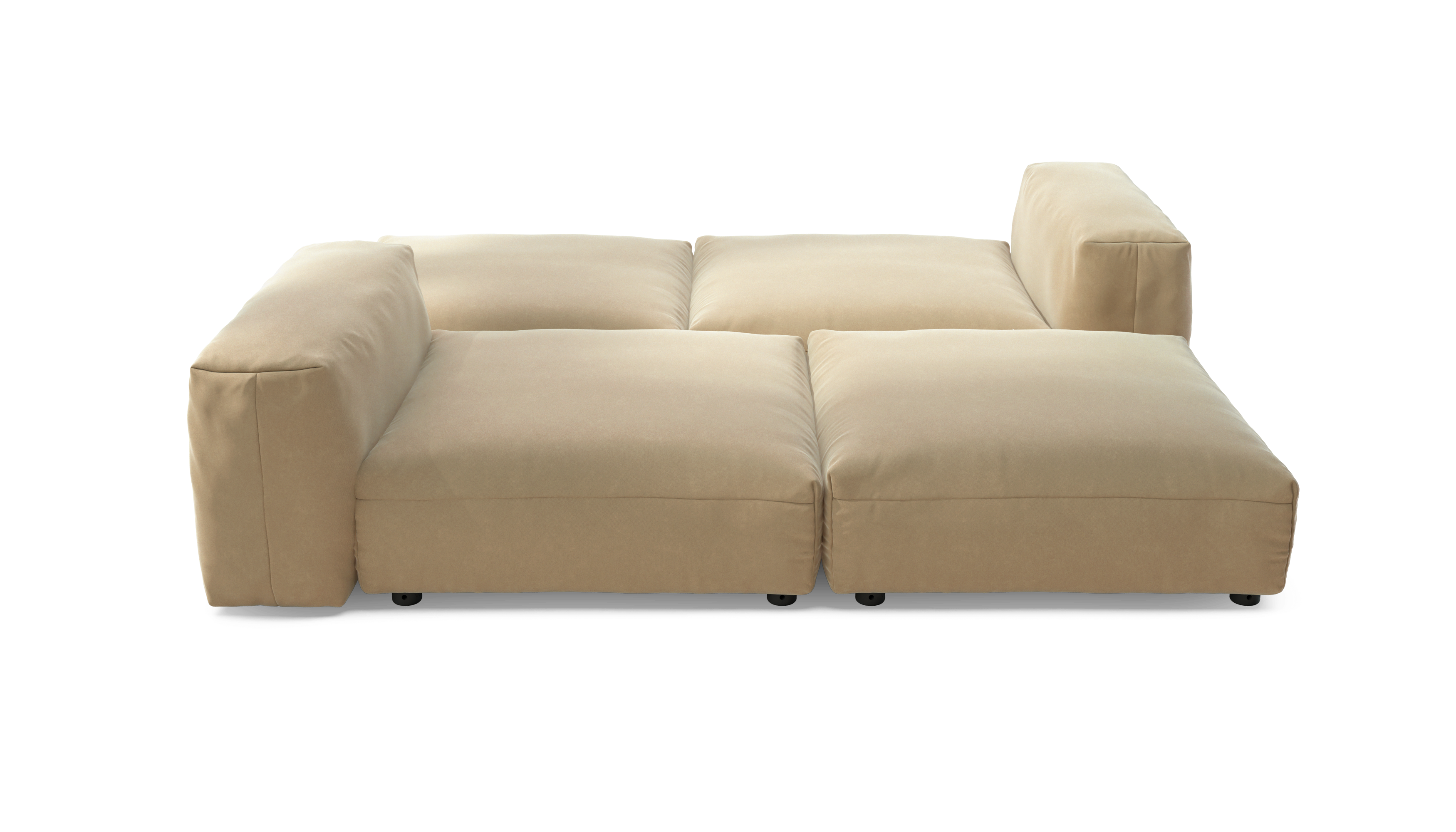 vetsak Sofa Set 08 Daybed divano isola creme 210x241