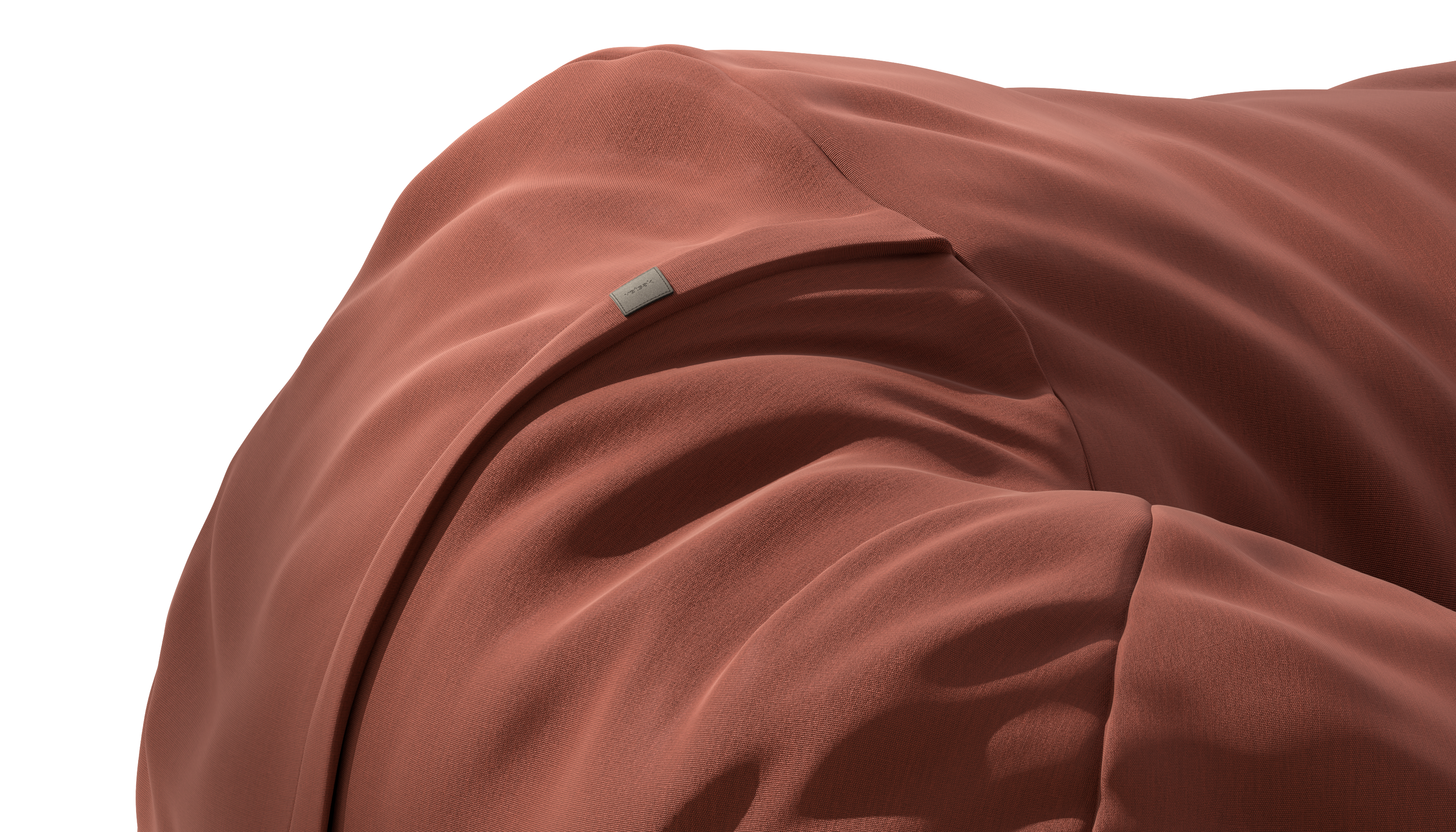 vetsak Beanbag Large pouf terrain color zafferano
