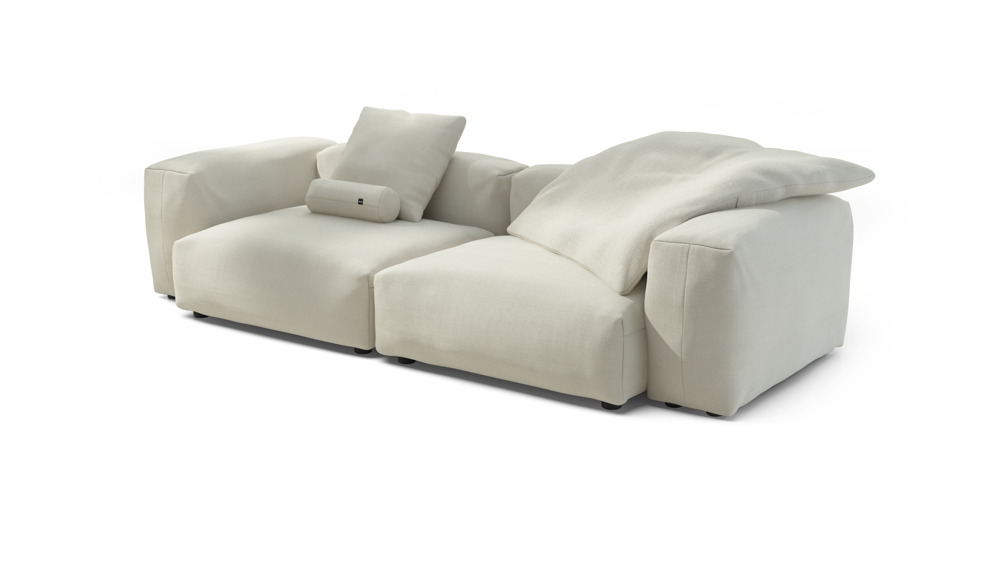 vetsak Sofa Set 02 Large divano Pique crema 272x115