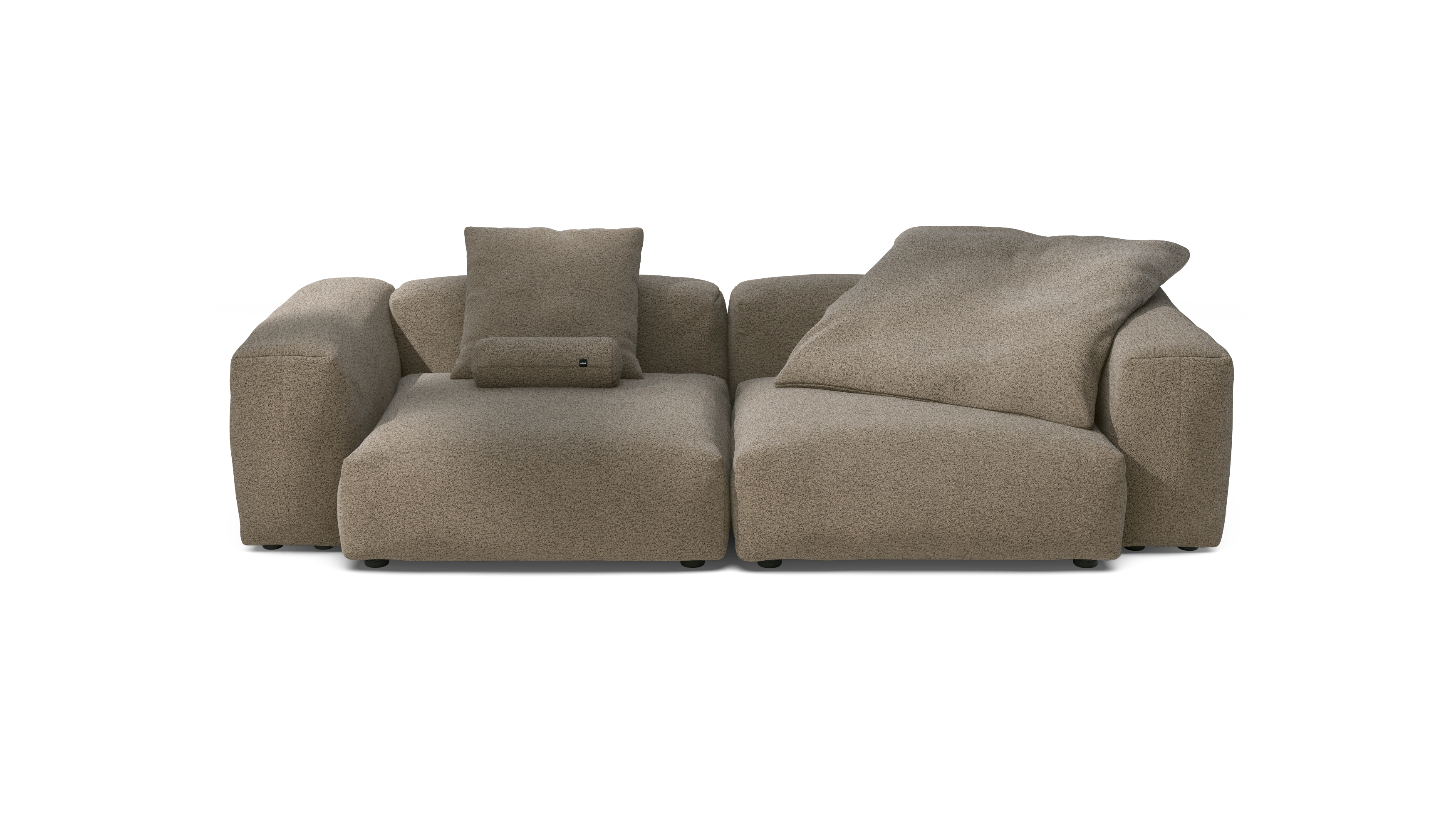 vetsak Sofa Set 02 Large divano taupe 272x115 modulare 3,5 posti