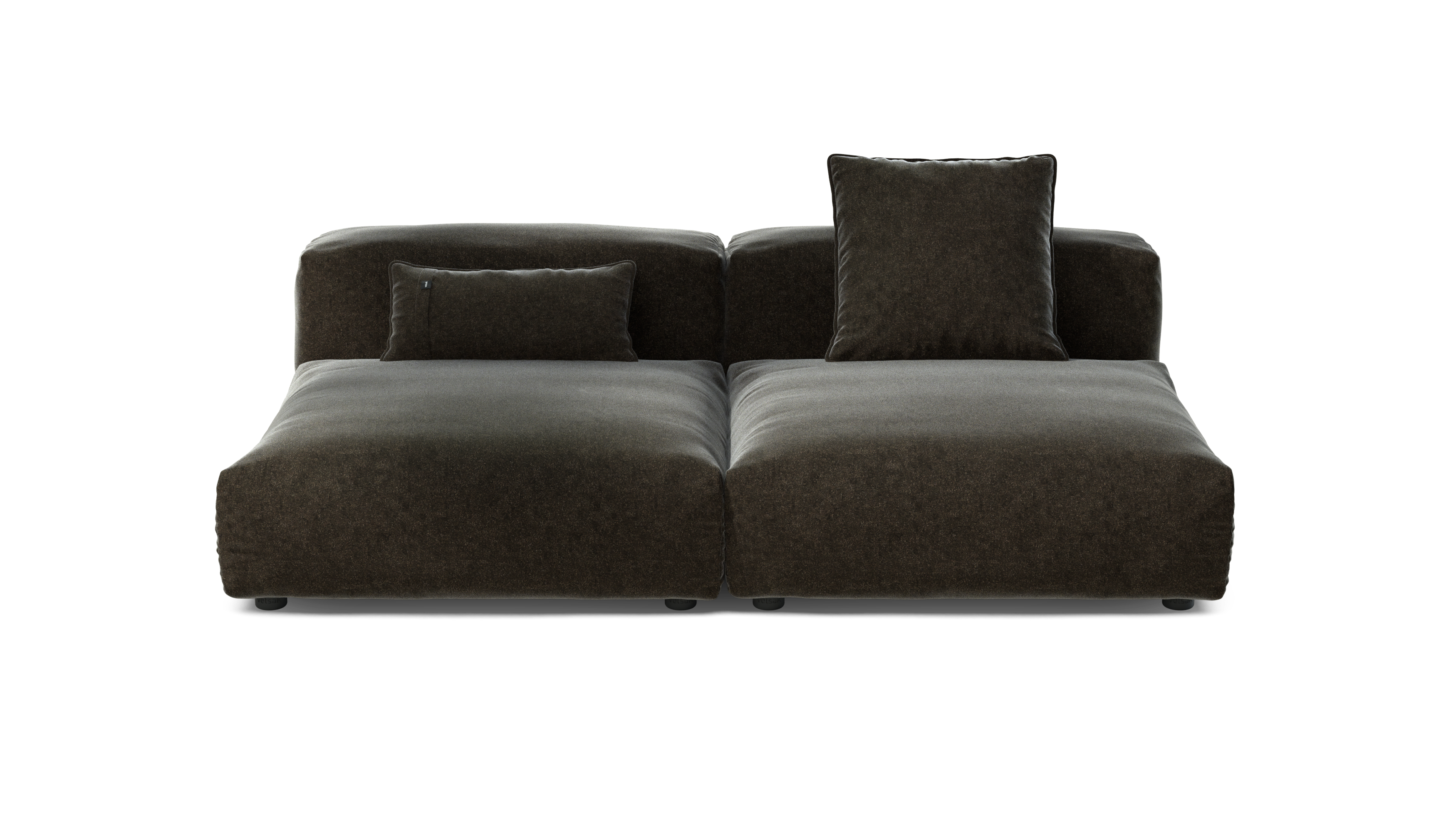 vetsak Sofa Set 01 Large divano modulare Anthracite 210x115