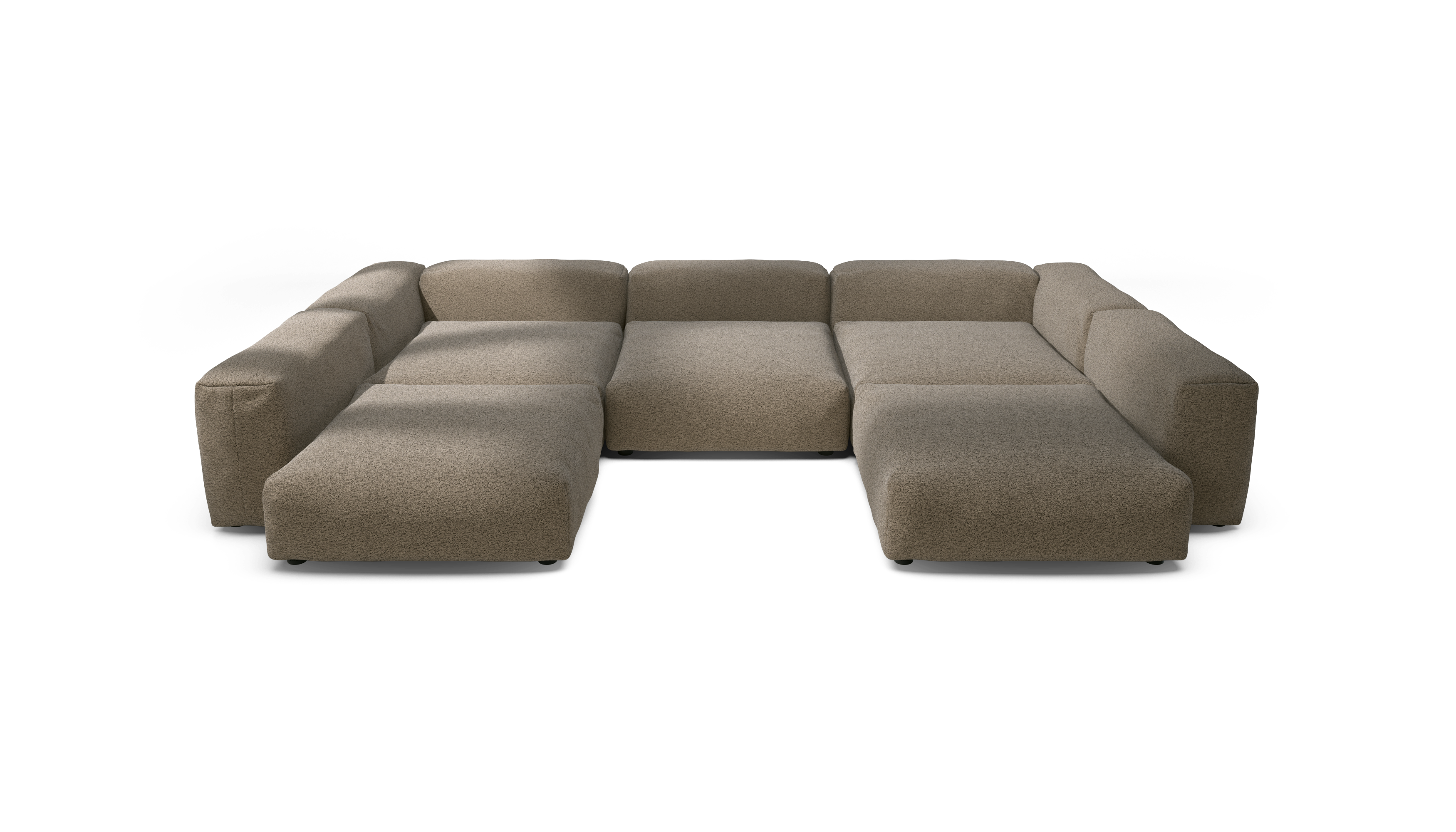 vetsak Sofa Set 06 divano Loop Loop taupe 7 posti 377x241
