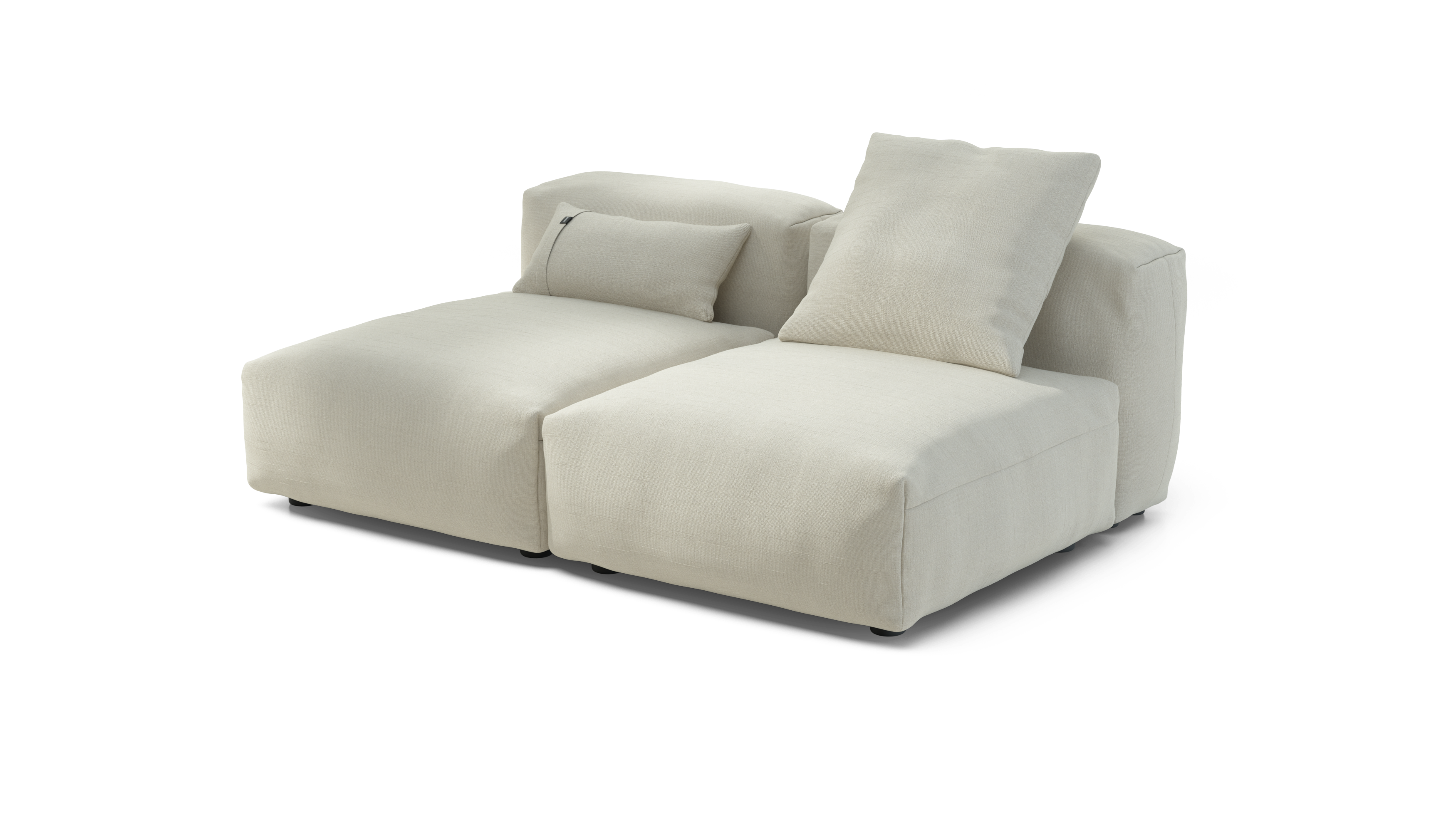 vetsak Sofa Set 01 Medium divano crema in pique