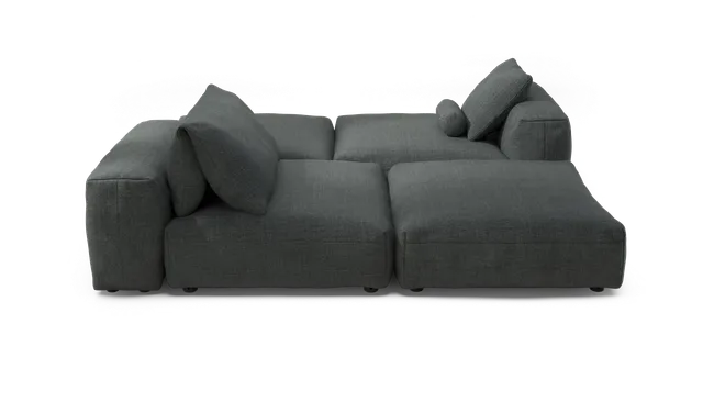 vetsak Sofa Set 08 Daybed divano esterno grigio scuro