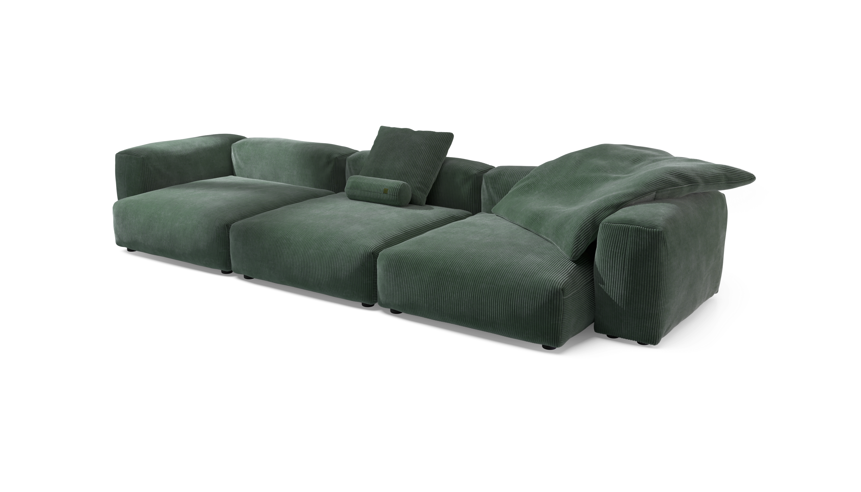 vetsak Sofa Set 05 divano modulare verde Hunter 5 posti