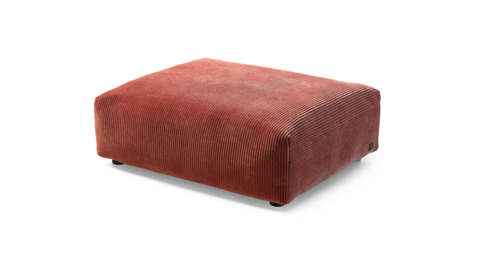 vetsak Cover Sofa Seat Large fodera Cord Velour Brick 105x84