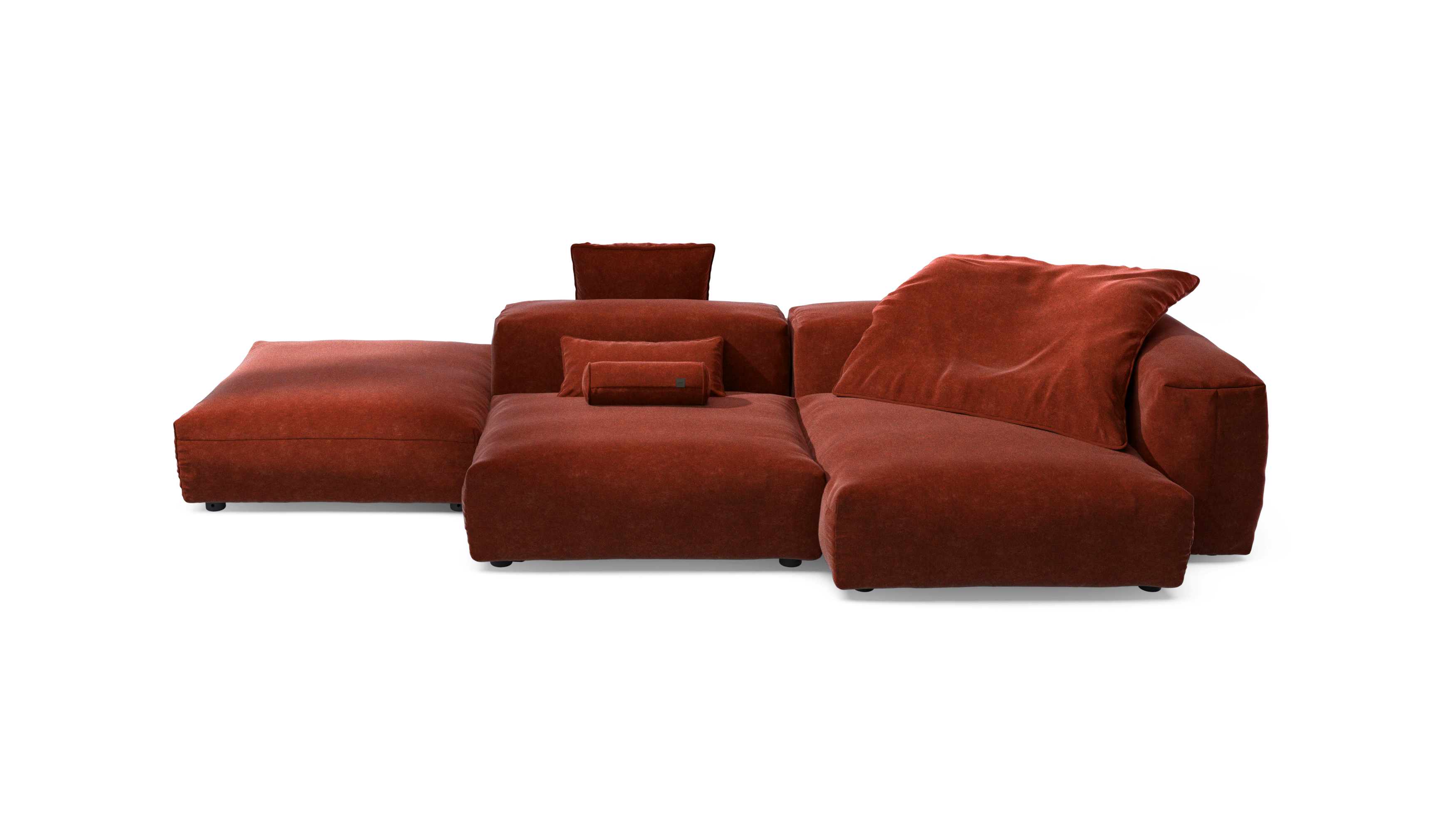 vetsak Sofa Set 09 The Island divano modulare suave zafferano