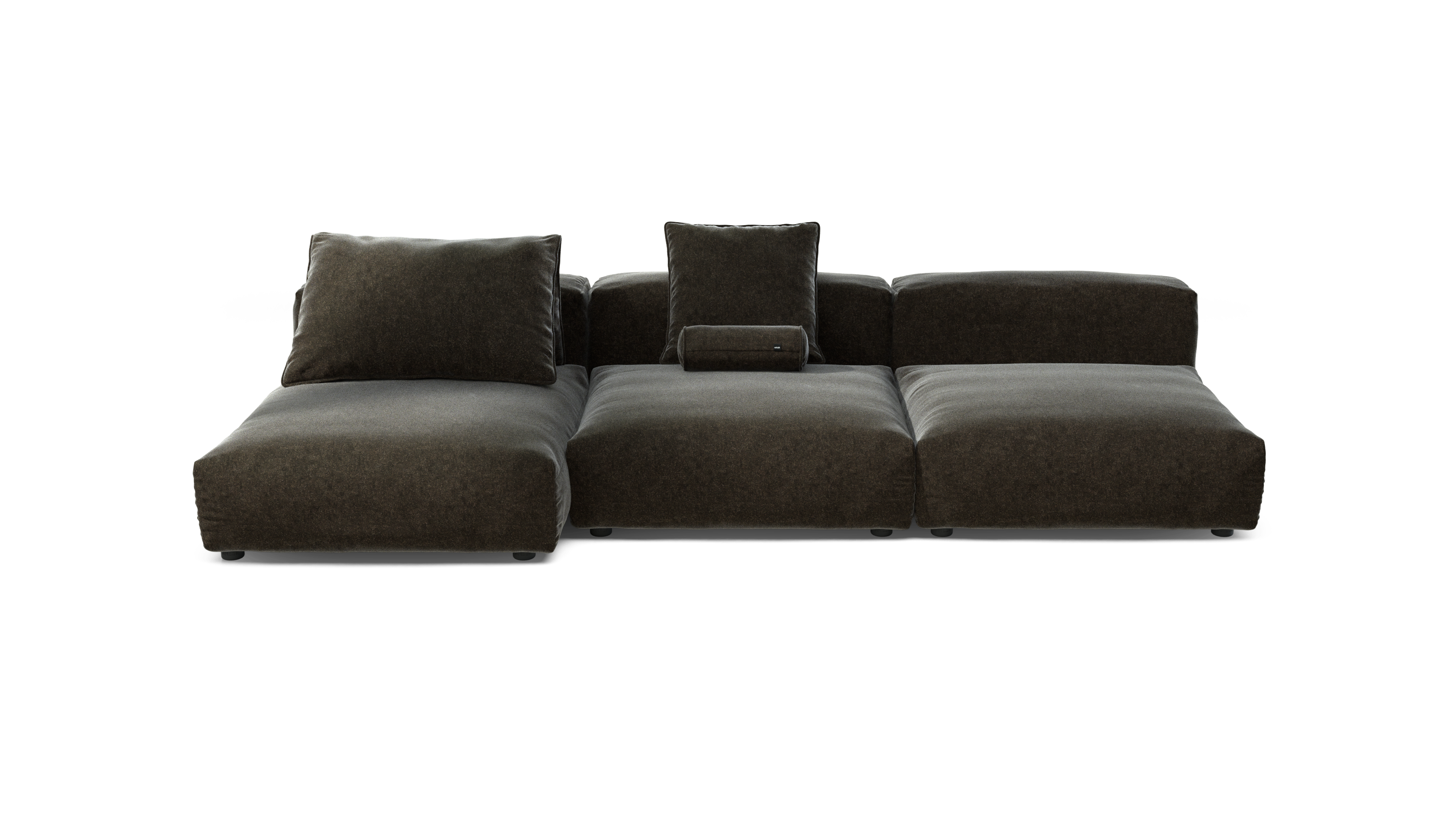 vetsak Sofa Set 04 divano modulare 5 posti suave antracite