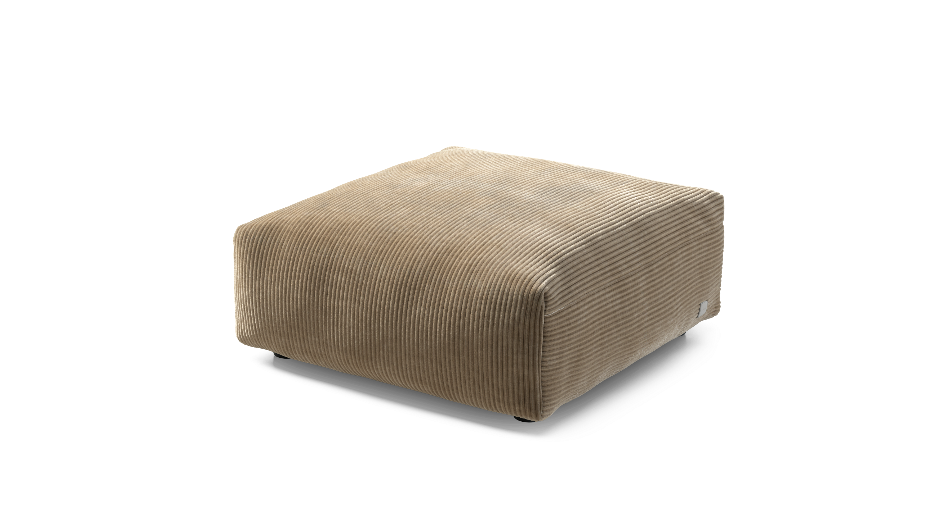 vetsak Sofa Seat Medium modulo seduta velluto sabbia 84x84