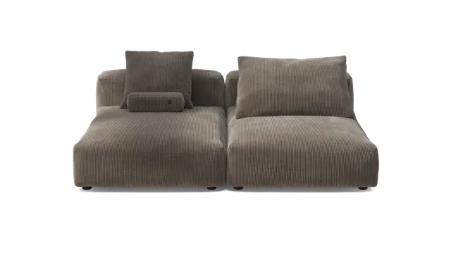 vetsak Sofa Set 01 XL divano moka 210x136 velluto