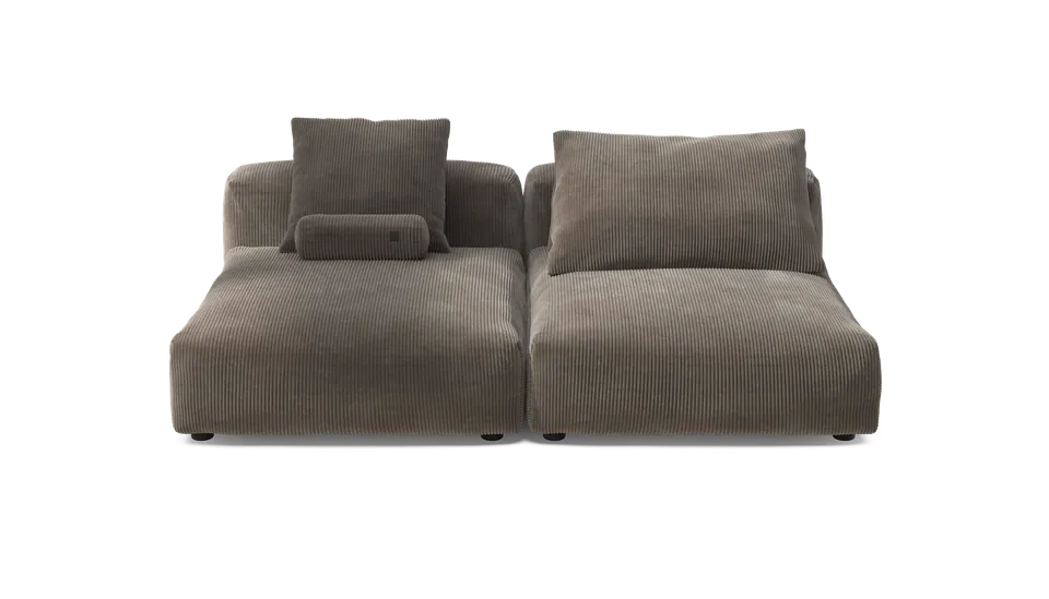 vetsak Sofa Set 01 XL divano moka 210x136 velluto