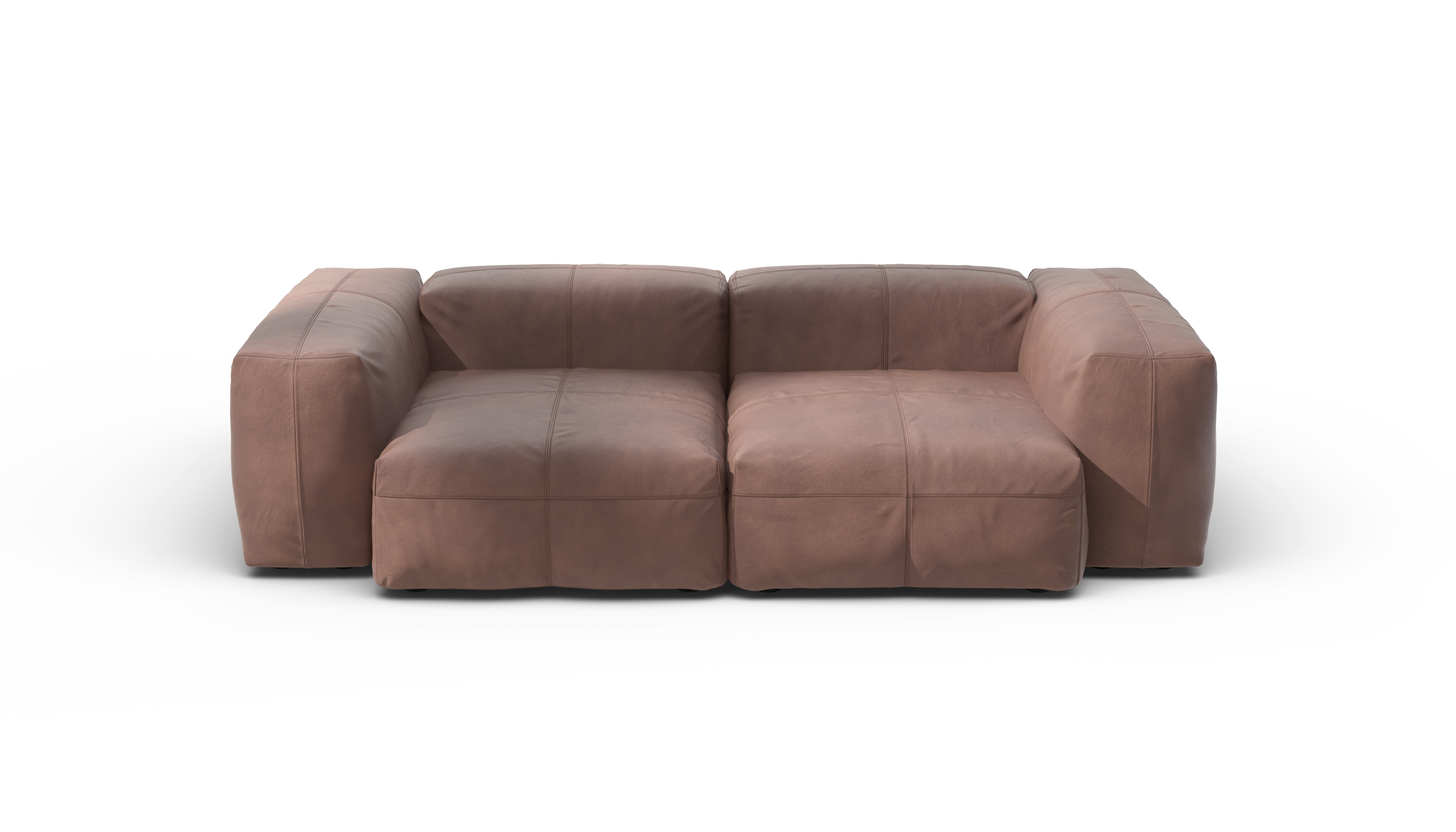 vetsak Sofa Set 02 M divano modulare 2,5 posti Stone pelle