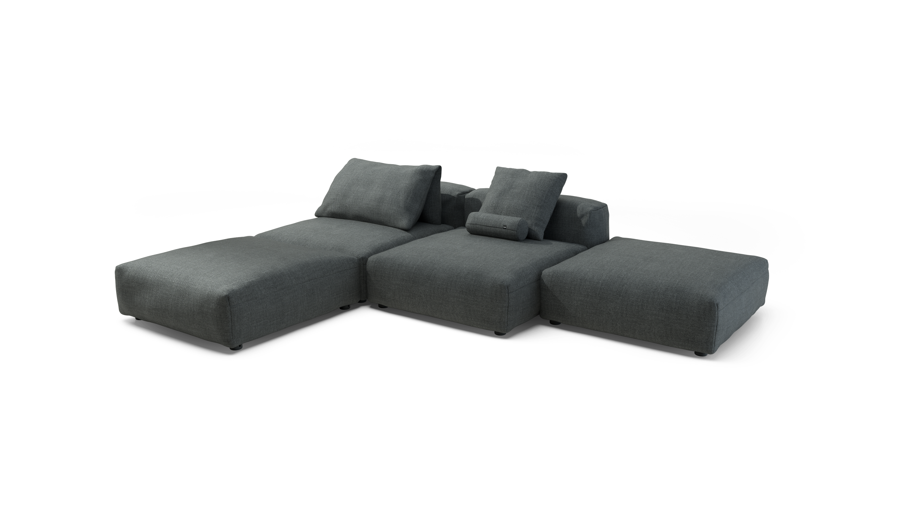 vetsak Sofa Set 08 Daybed divano esterno grigio scuro
