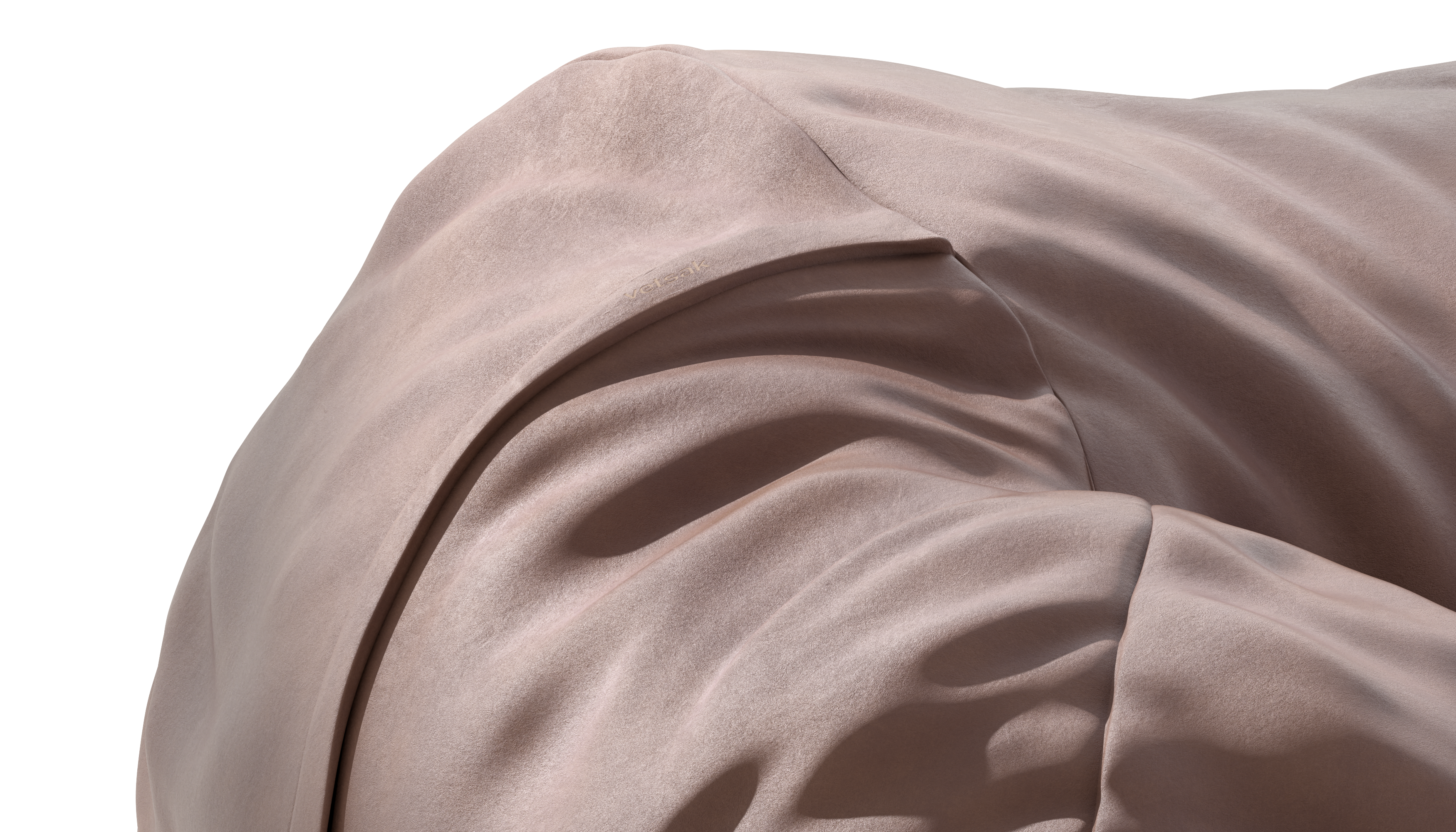 vetsak Beanbag Large fodera pouf pelle stone