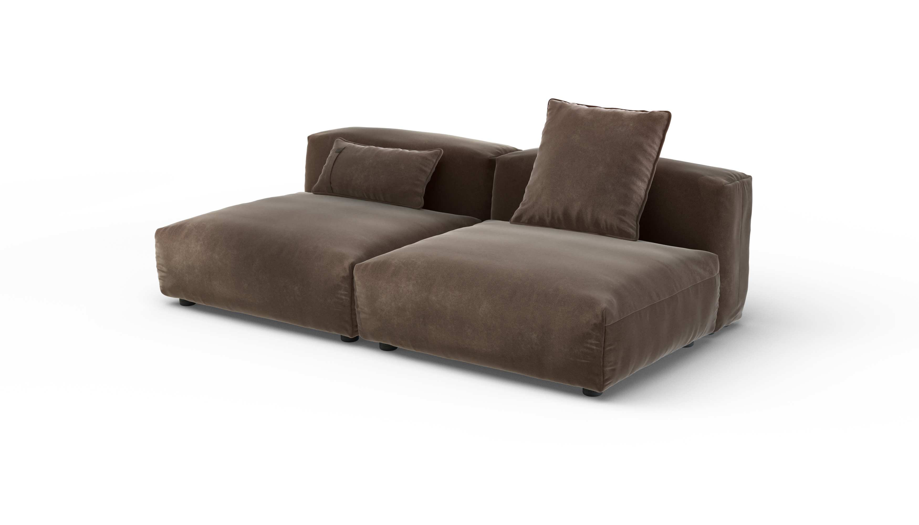 vetsak Sofa Set 01 Large divano modulare 4 posti Suave Espresso