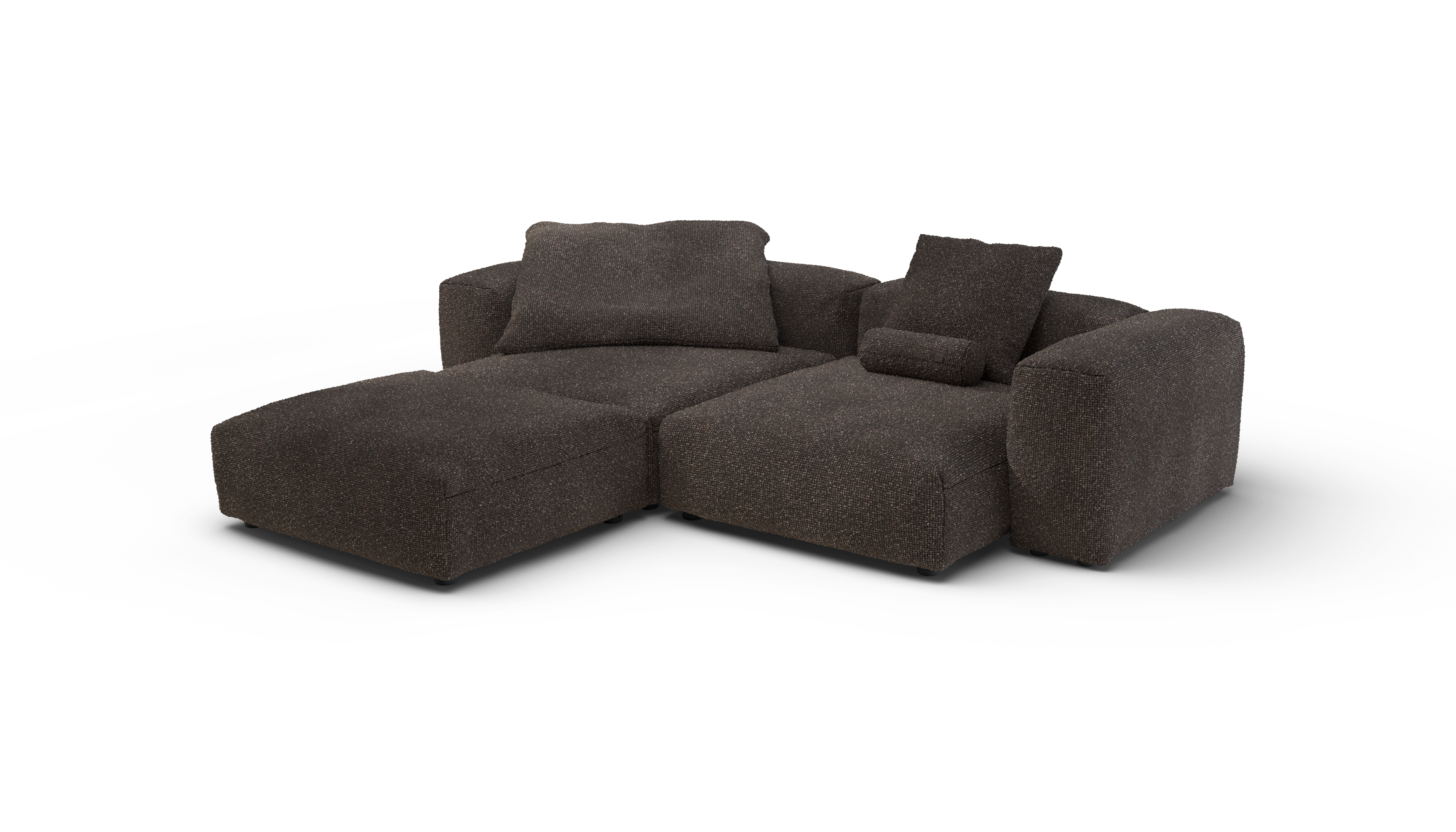 vetsak Sofa Set 03 divano modulare angolare Nub noce