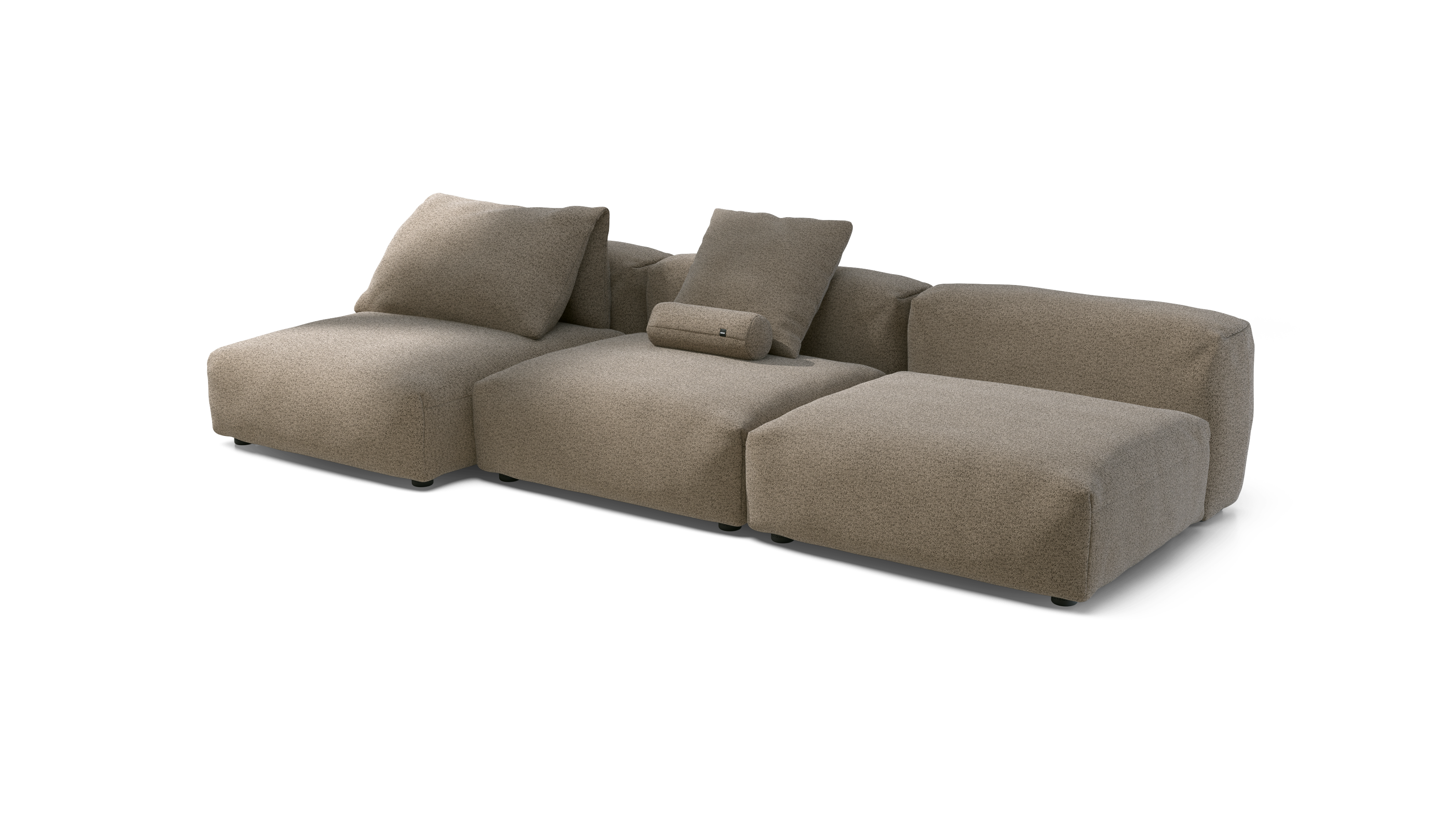 vetsak Sofa Set 04 divano 5 posti Loop Loop Taupe modulare