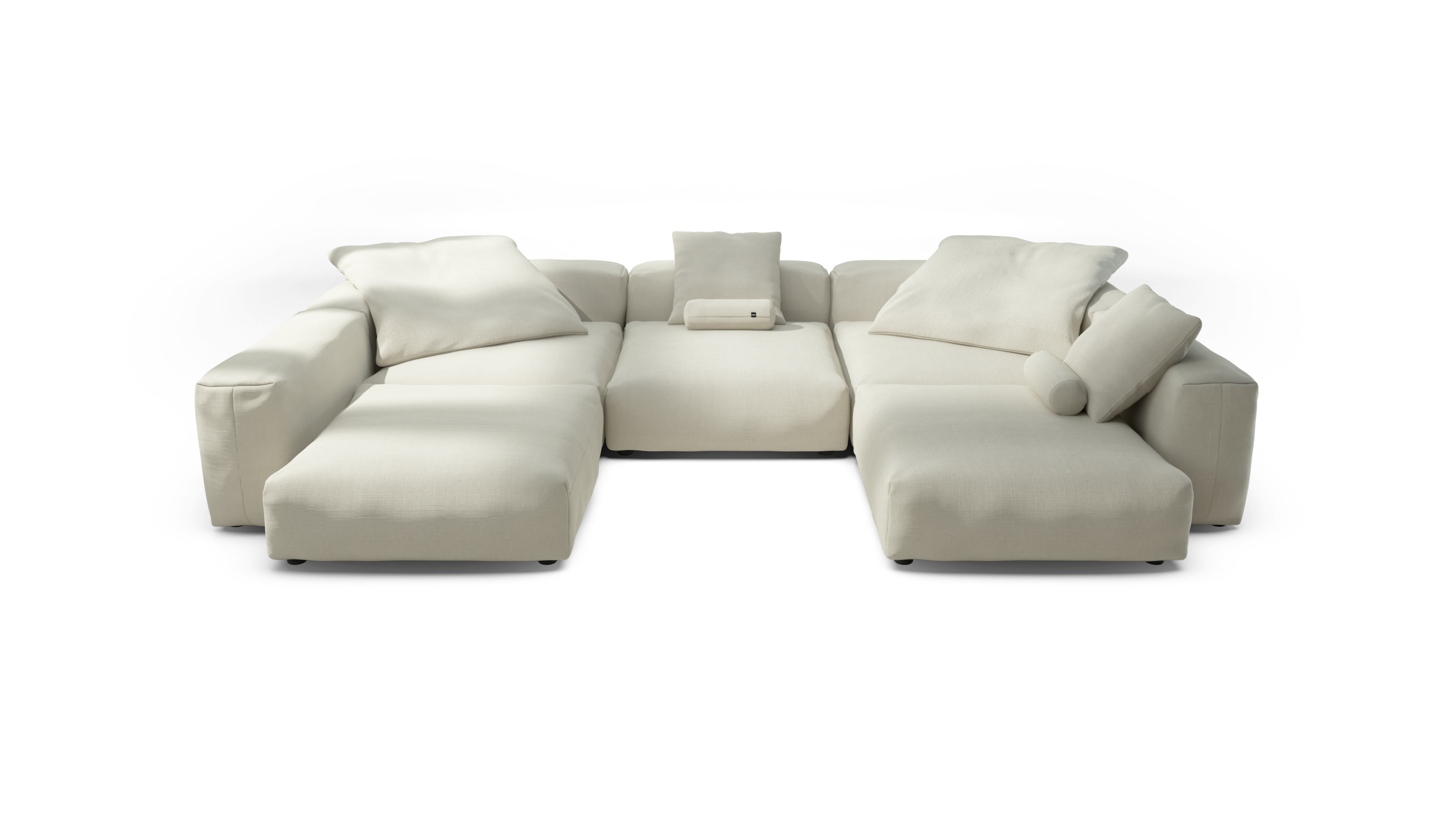 vetsak Sofa Set 06 divano modulare a U Pique Creme 377x241