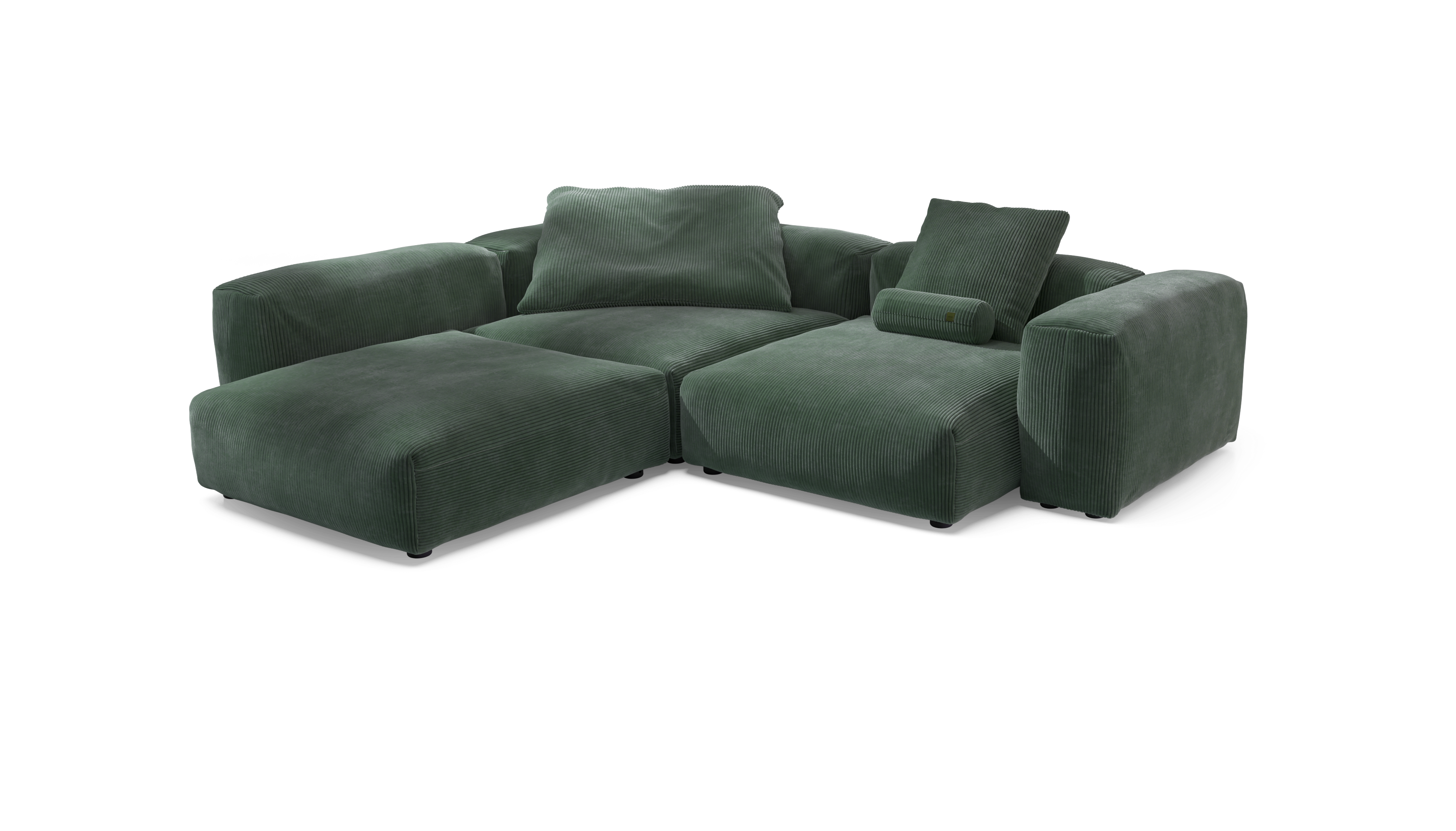 vetsak Sofa Set 05 divano modulare verde Hunter 5 posti