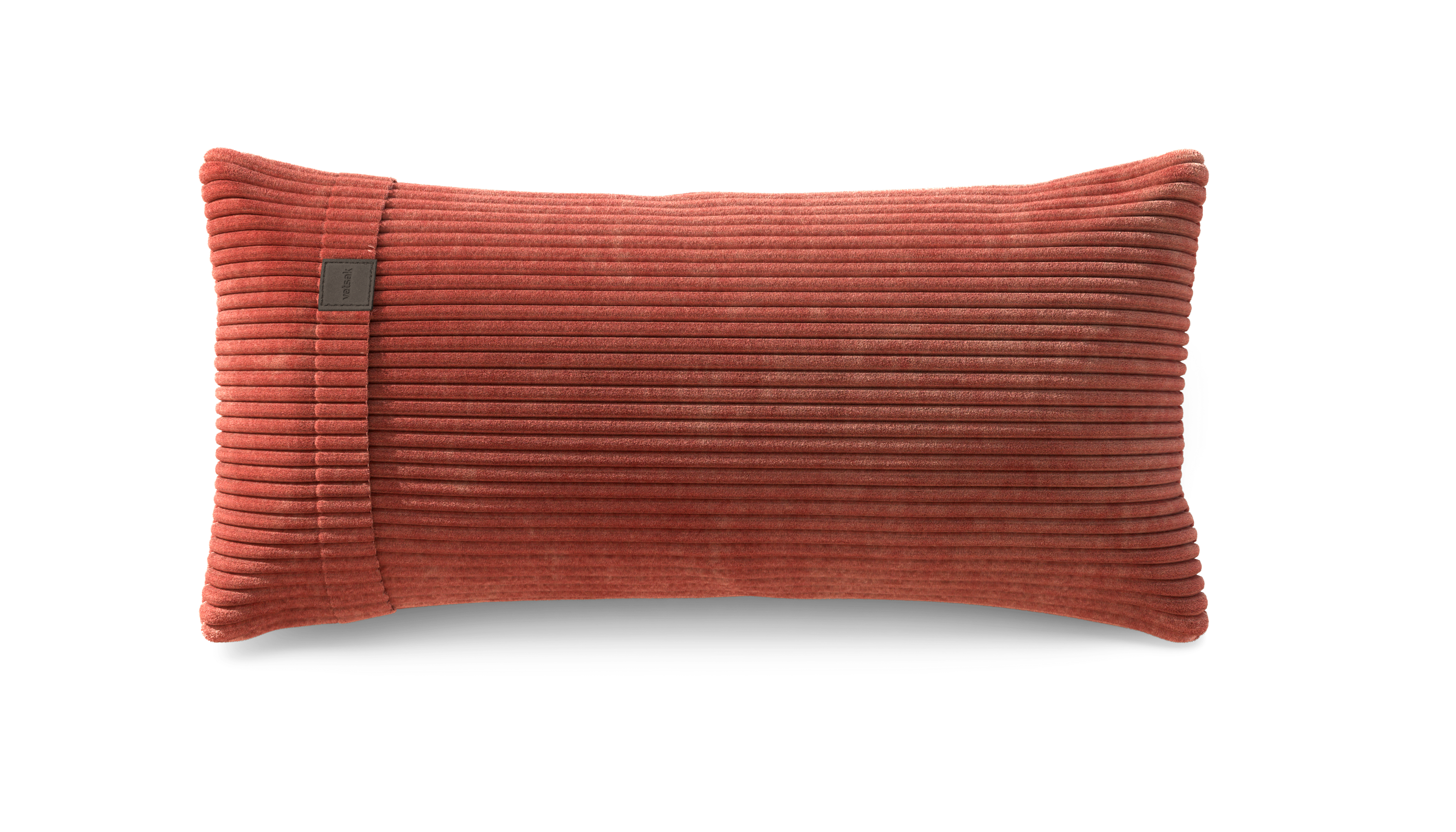 vetsak Pillow cuscino Cord Velour Brick