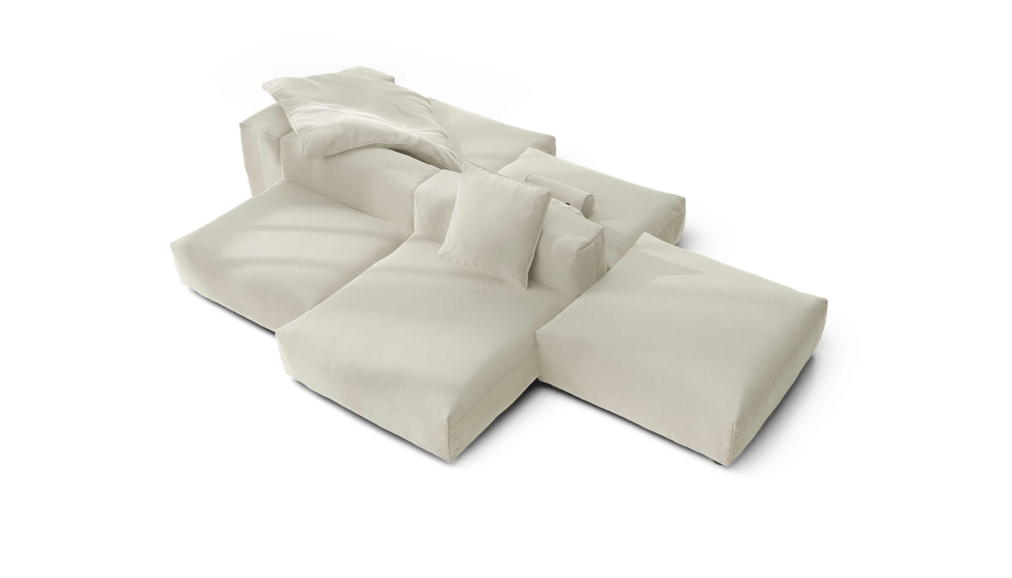 vetsak Sofa Set 09 divano modulare isola Suave perla