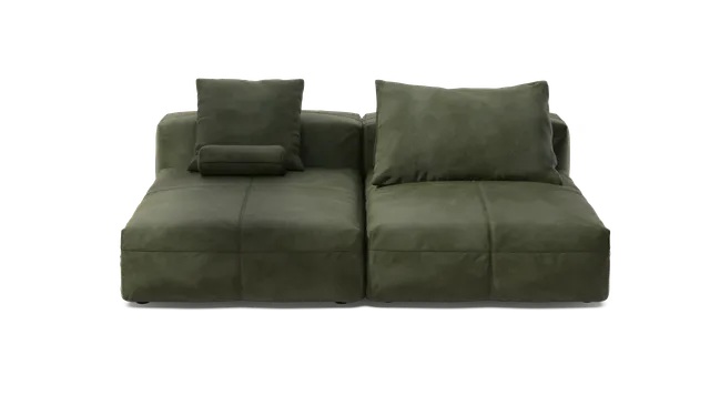 vetsak Sofa Set 01 XLarge divano pelle oliva 210x136 profondo