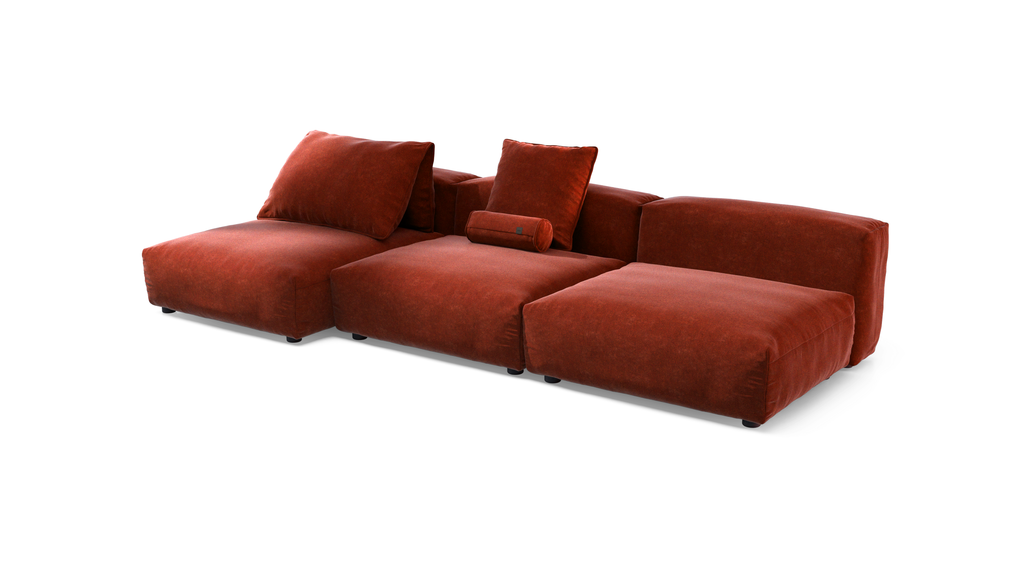 vetsak Sofa Set 04 divano modulare zafferano 315x136