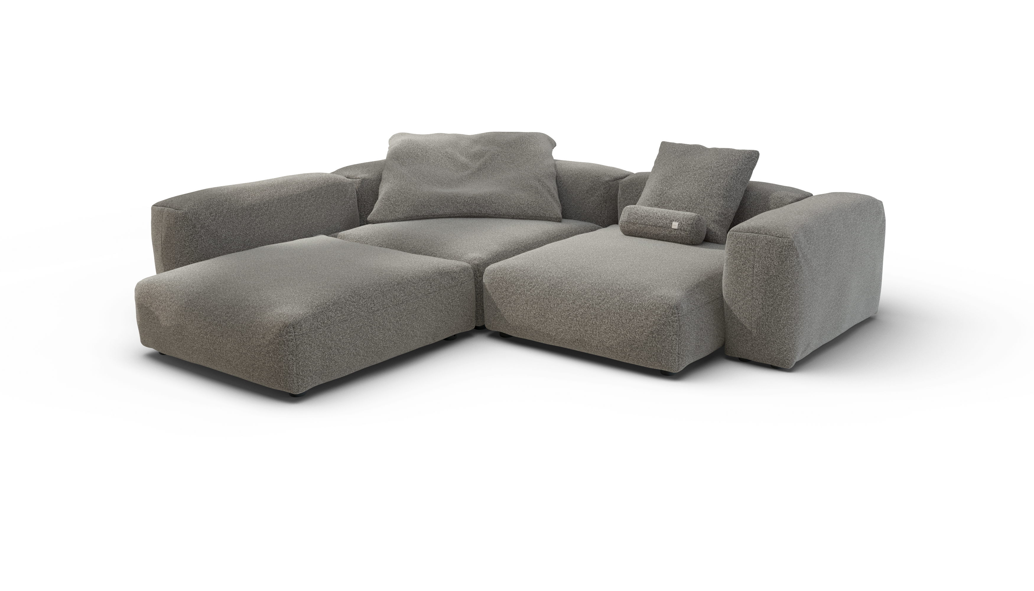 Vetsak Sofa Set 05 divano modulare 5 posti platino