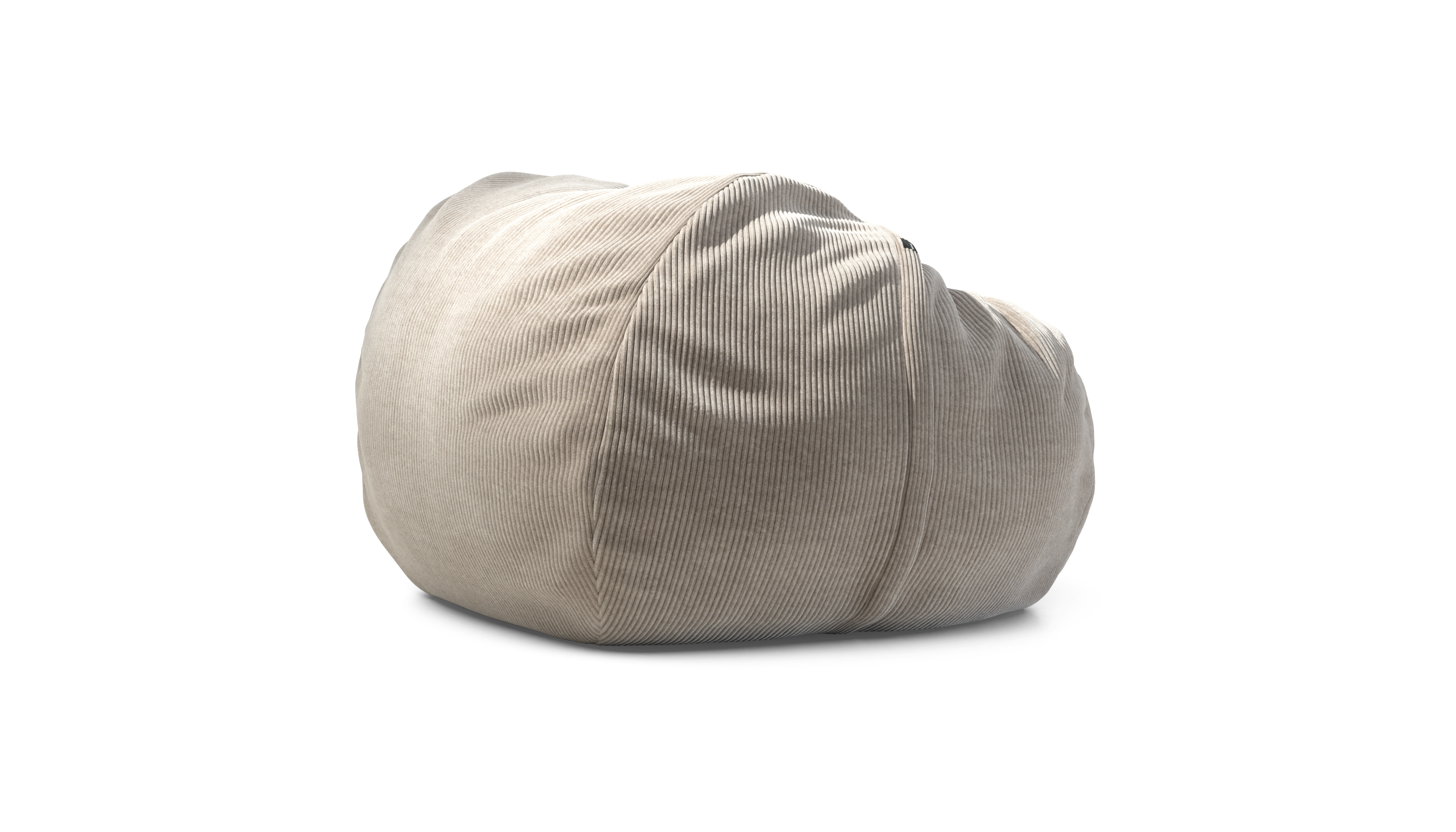 vetsak Beanbag Large pouf velluto platinum