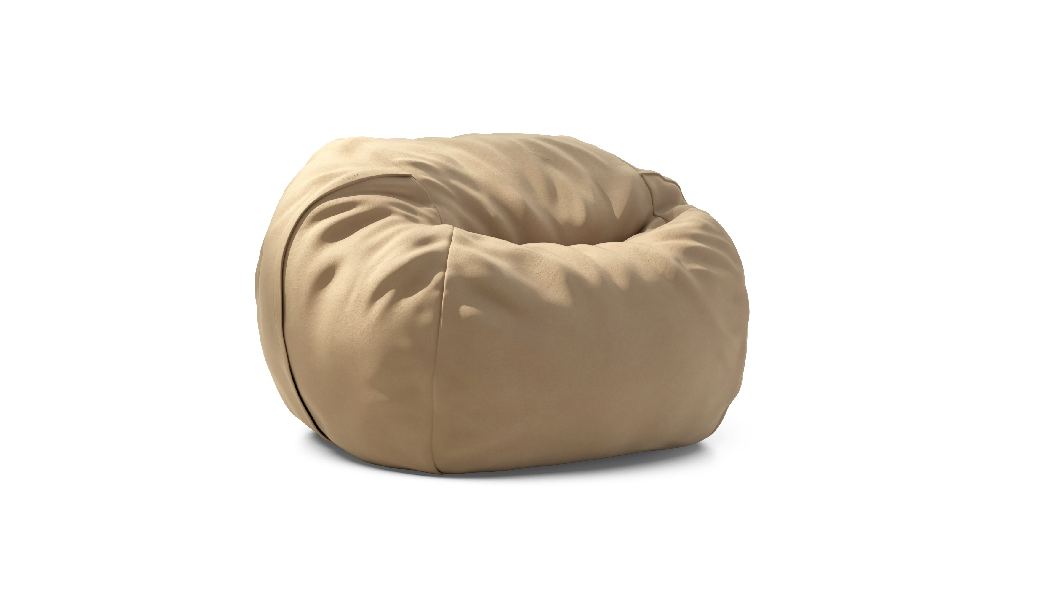 Vetsak Cover Beanbag Medium fodera pelle beige