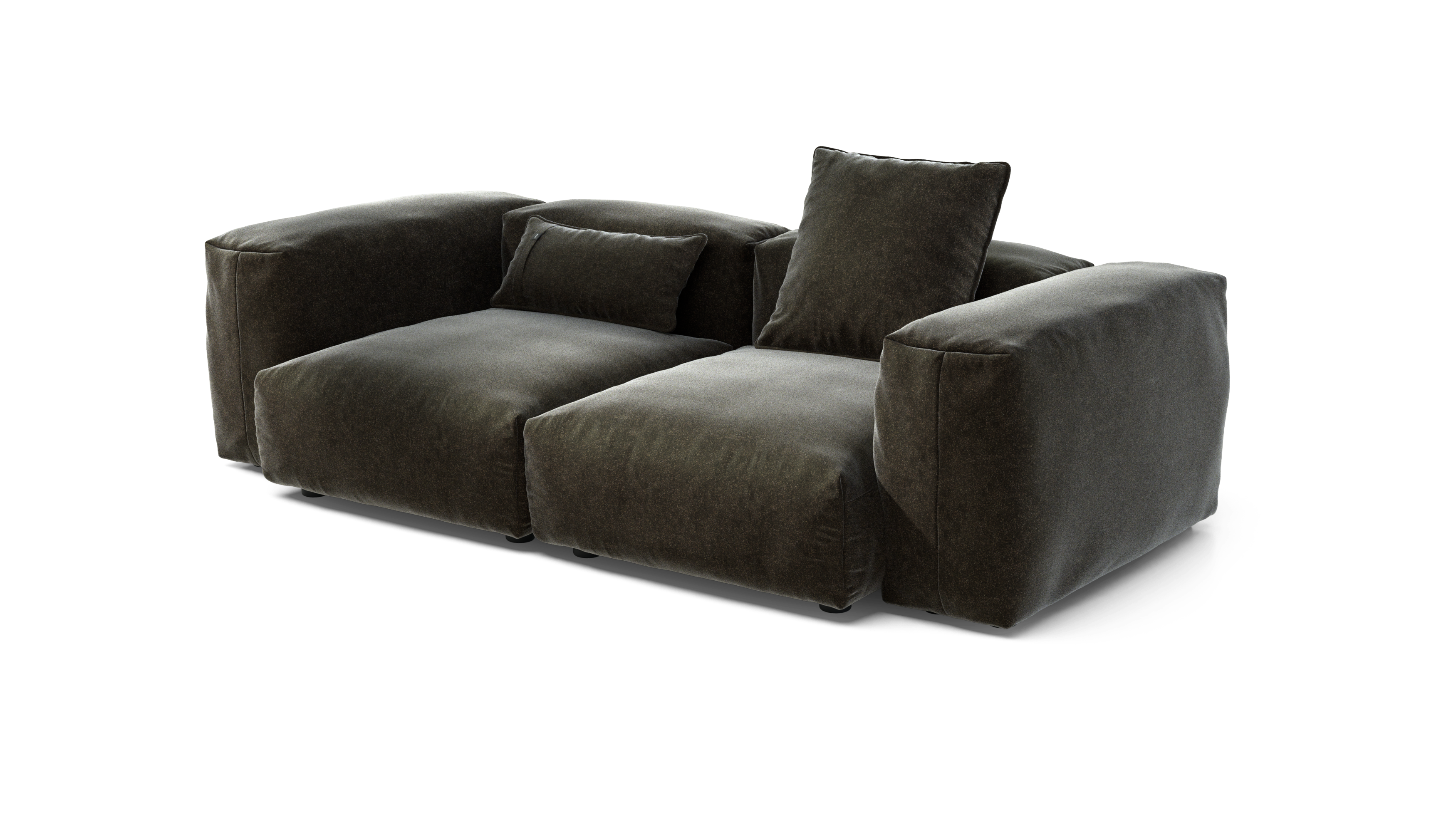 vetsak Sofa Set 02 Medium divano 2,5 posti antracite