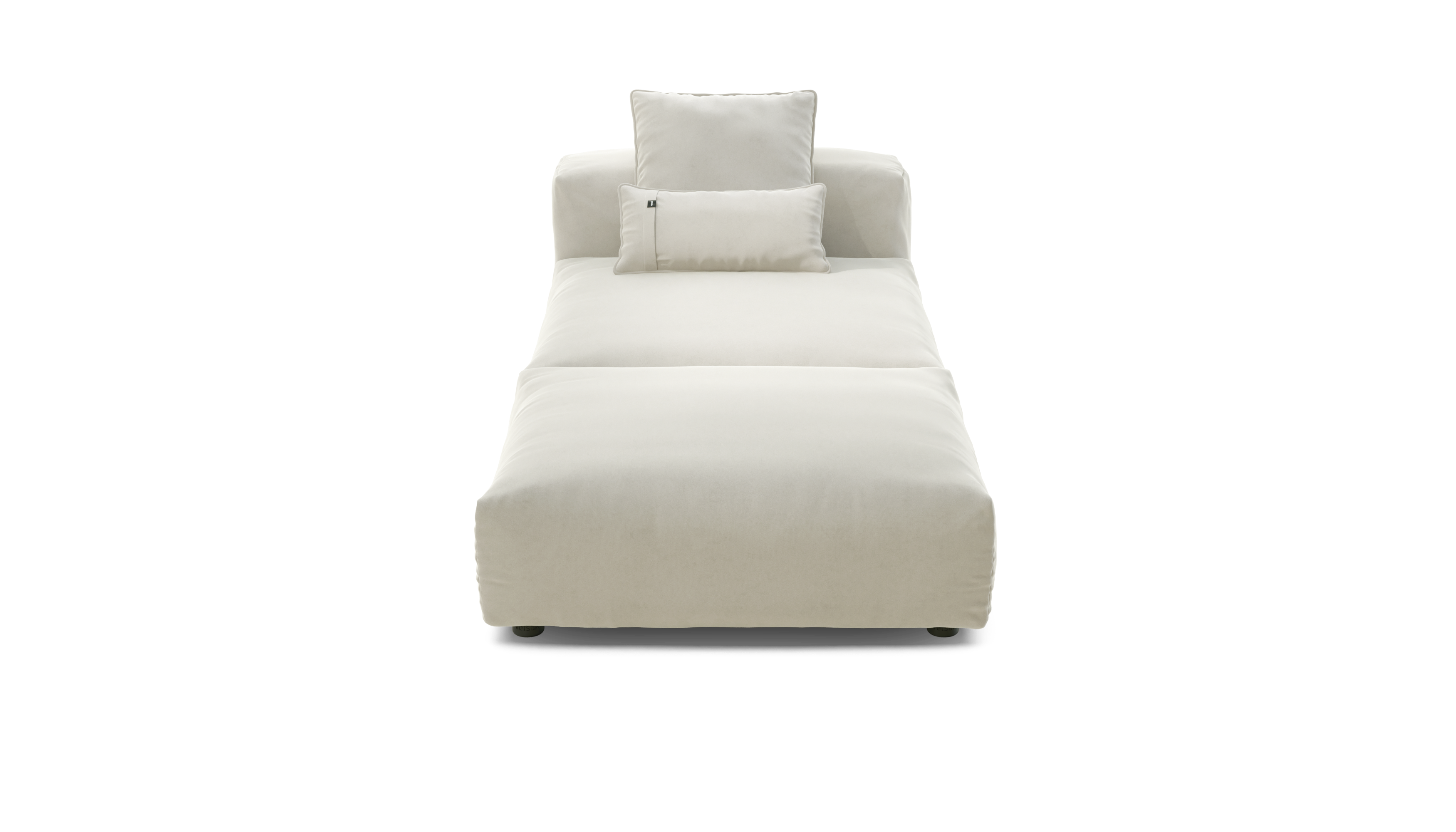 vetsak Sofa Set 07 Sun Lounger divano daybed suave perla 2 posti