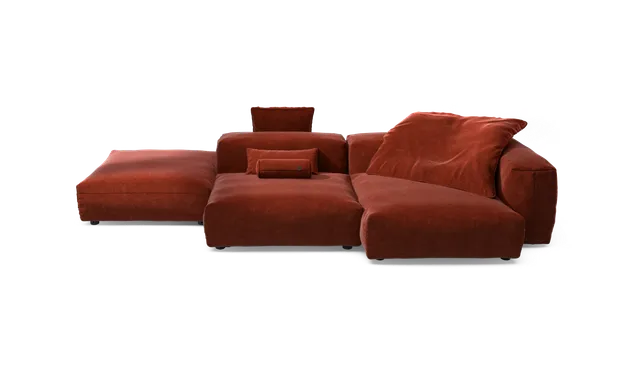 vetsak Sofa Set 09 The Island divano modulare suave zafferano