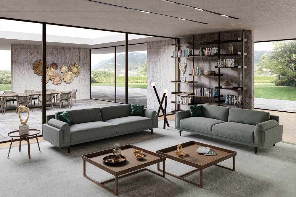 Swan Italia Berry divano forme morbide